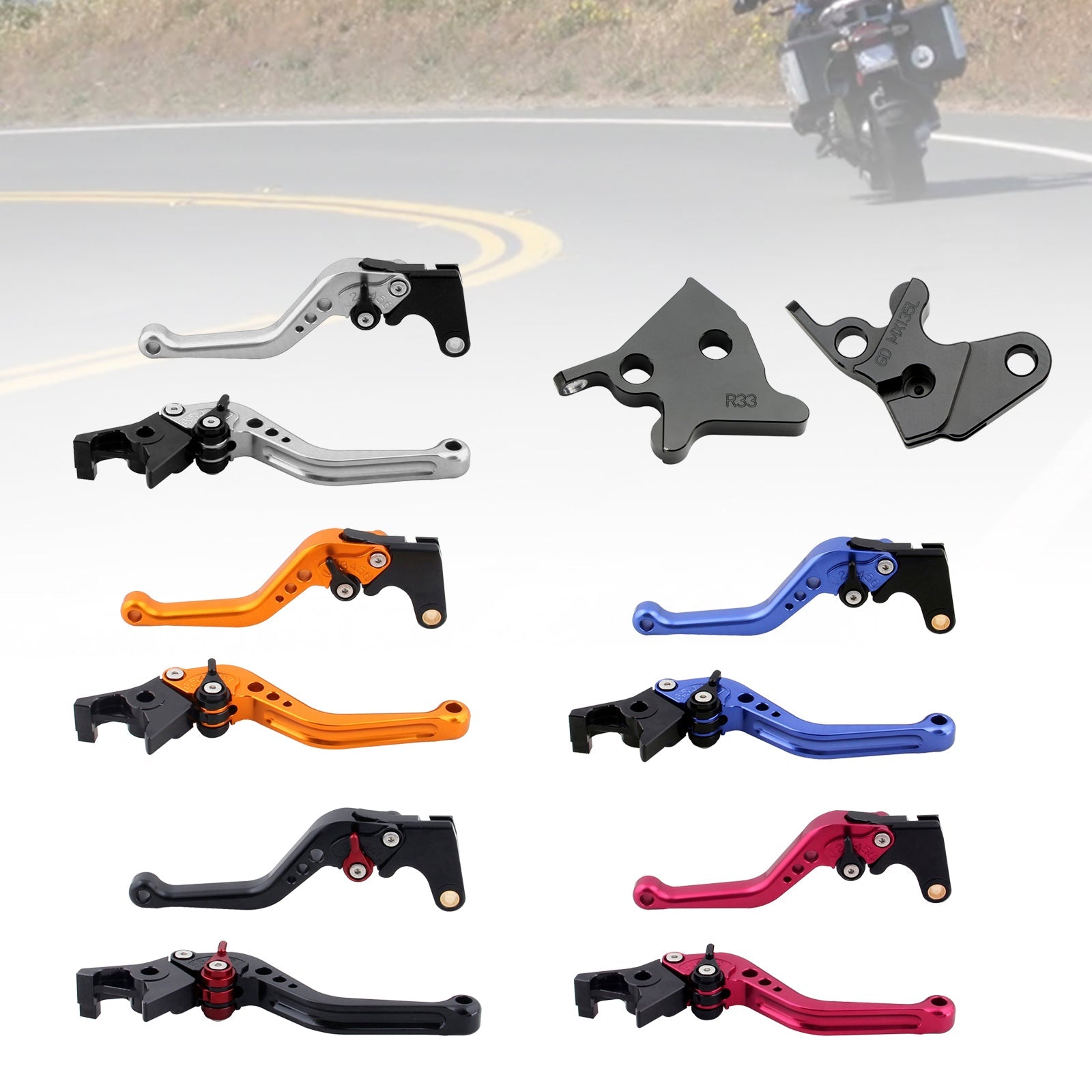 2005-2014 YAMAHA YBR125 NEW Short Clutch Brake Lever