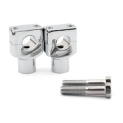 7/8??2mm Motor Aluminium Handle Bar Mount Risers Clamp For ATV Quad Dirt Chrome