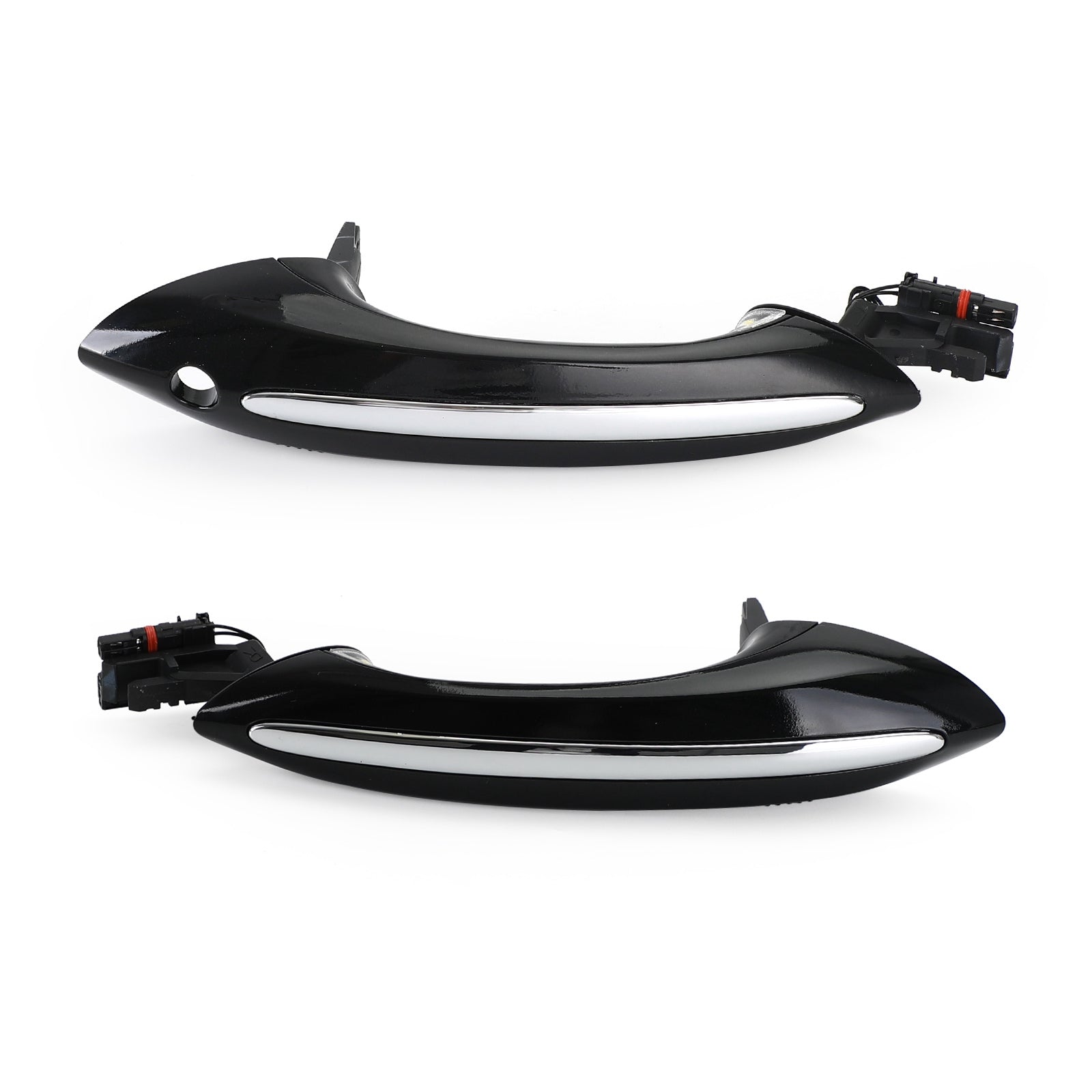 Black Exterior Left+Right Door Handle 51217231931/51217231934 For BMW F10 F01