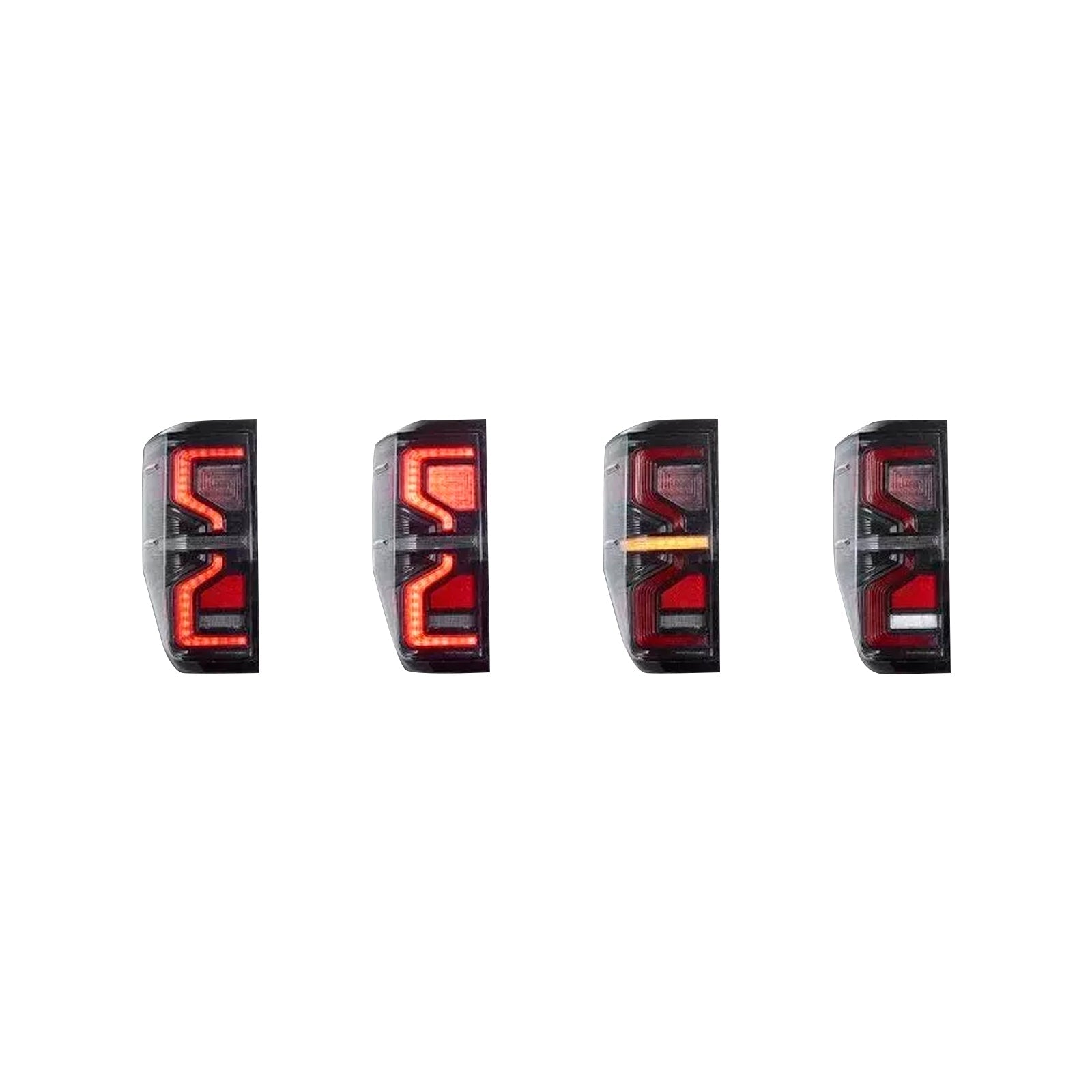 Ford Ranger T6 T7 T8 2012-2021 PX1 PX2 PX3 LED Black Clear Rear Tail Light Lamp