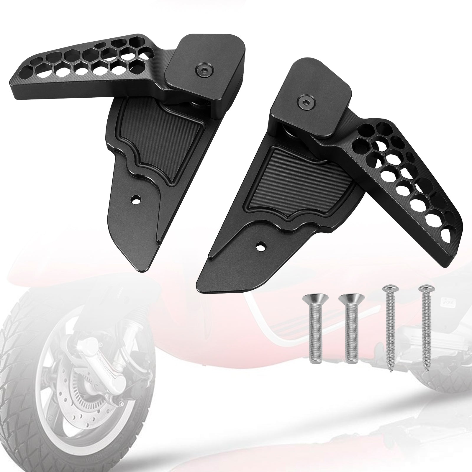 2017-2020 Vespa Primavera/Sprint 125 150 Rear Footrests Foot Peg Fedex Express