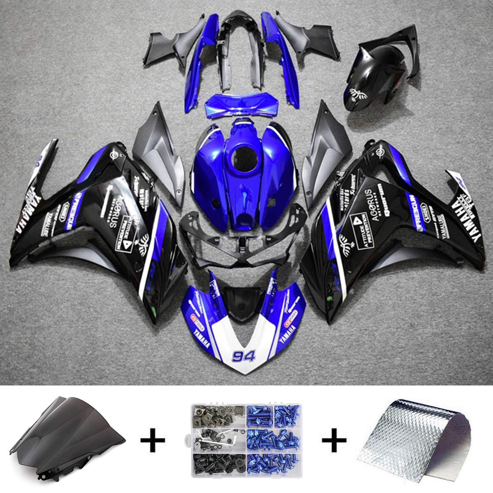 2014-2018 Yamaha YZF-R3 2015-2017 R25 Fairing Kit Generic