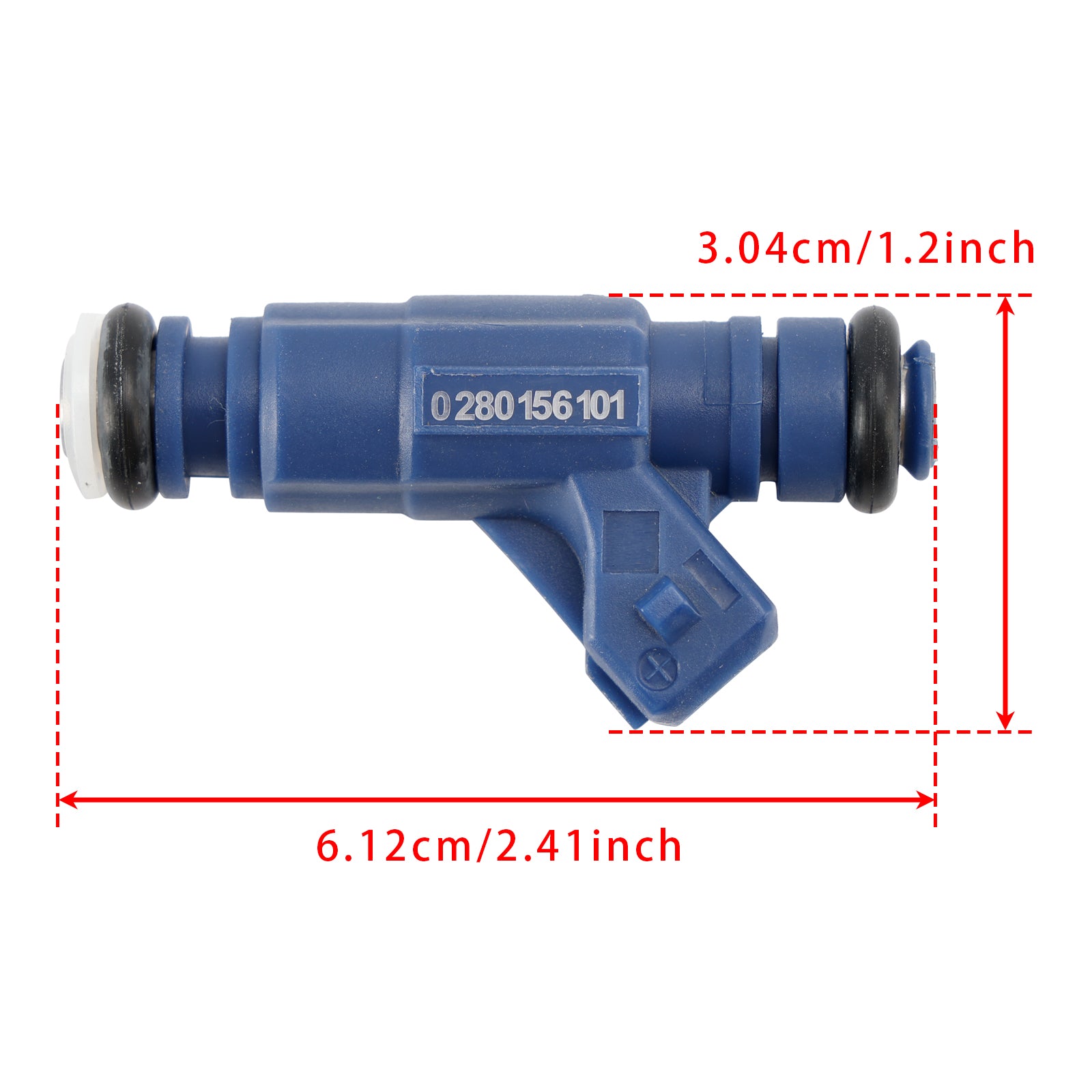 1Pcs Fuel Injector For Porsche Cayenne 9PA 4.5L 0280156101