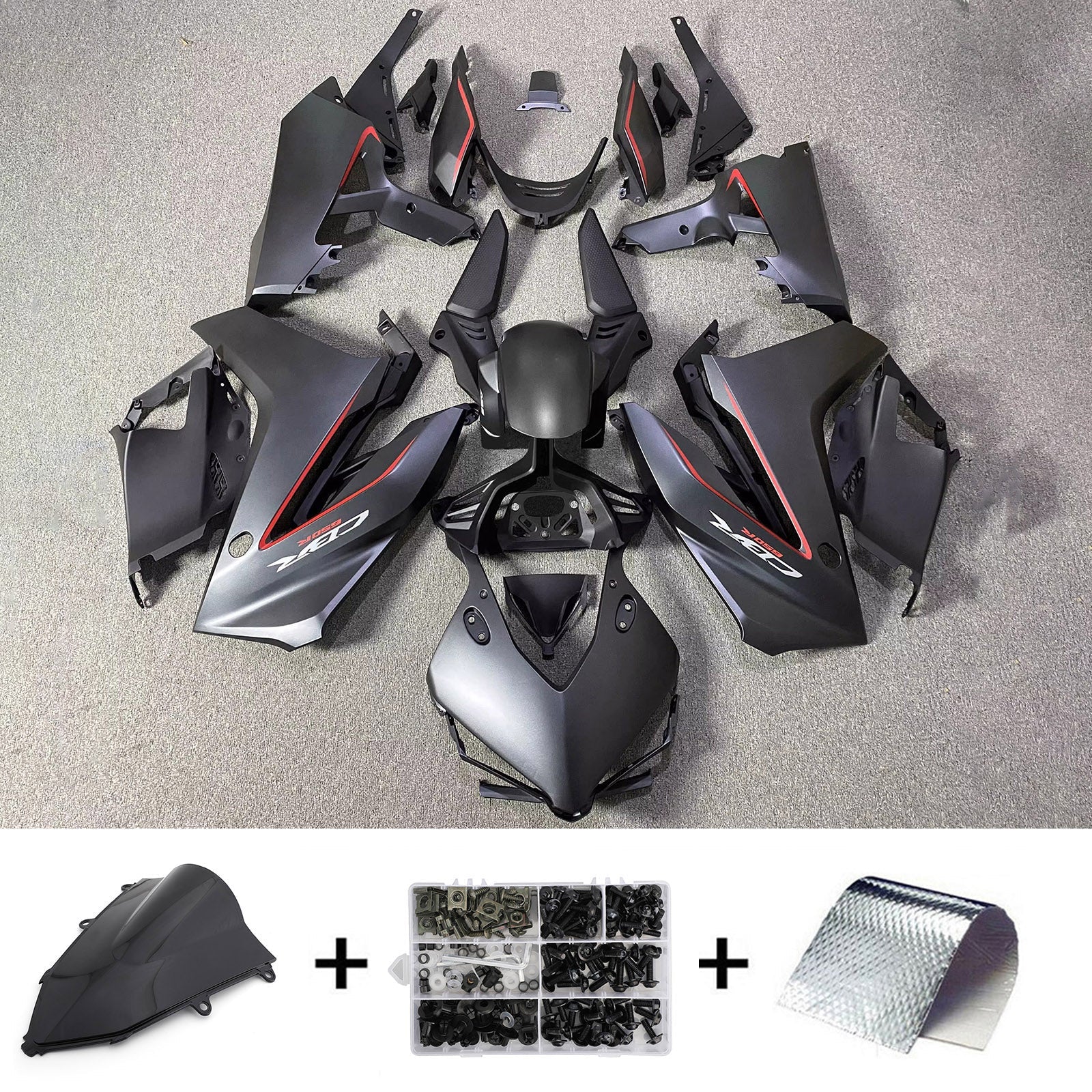 Injection Fairing Kit Bodywork Plastic ABS For Honda CBR650R 2024-2026