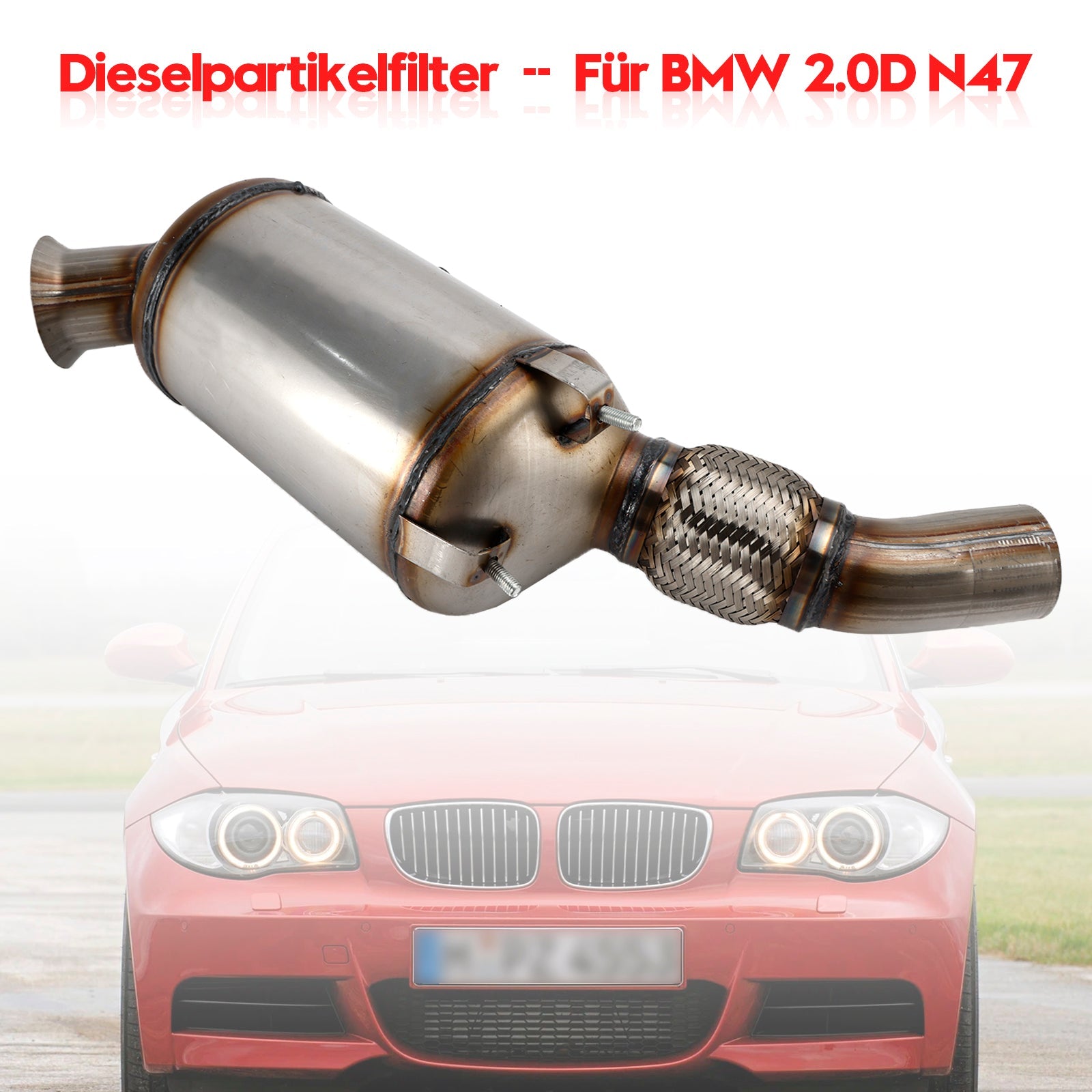 Diesel Particulate Filter DPF for BMW 120d 320d 520d 163bhp 177bhp 184bhp N47