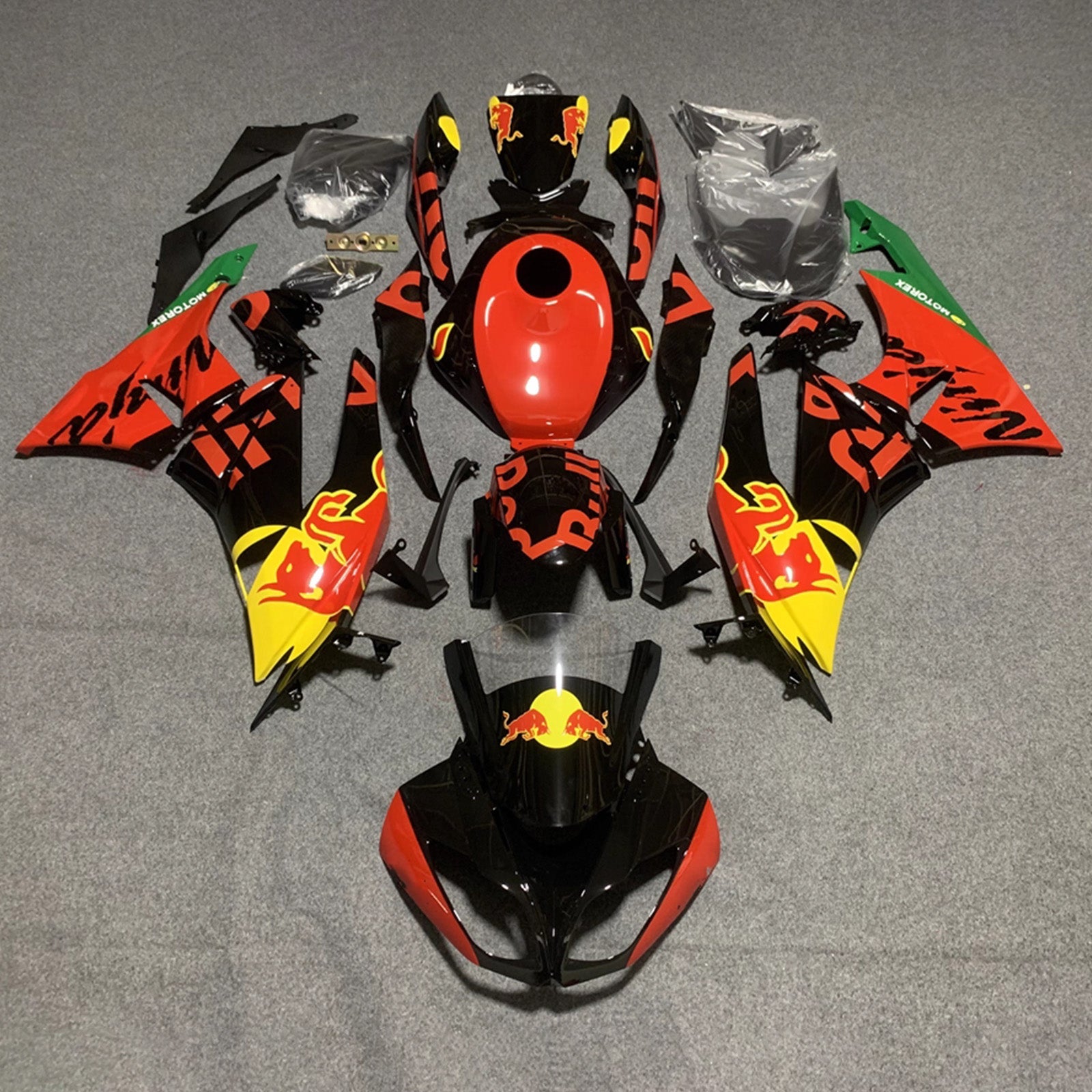 Injection Fairing Kit Bodywork Plastic ABS fit For Kawasaki ZX6R 636 2009-2012