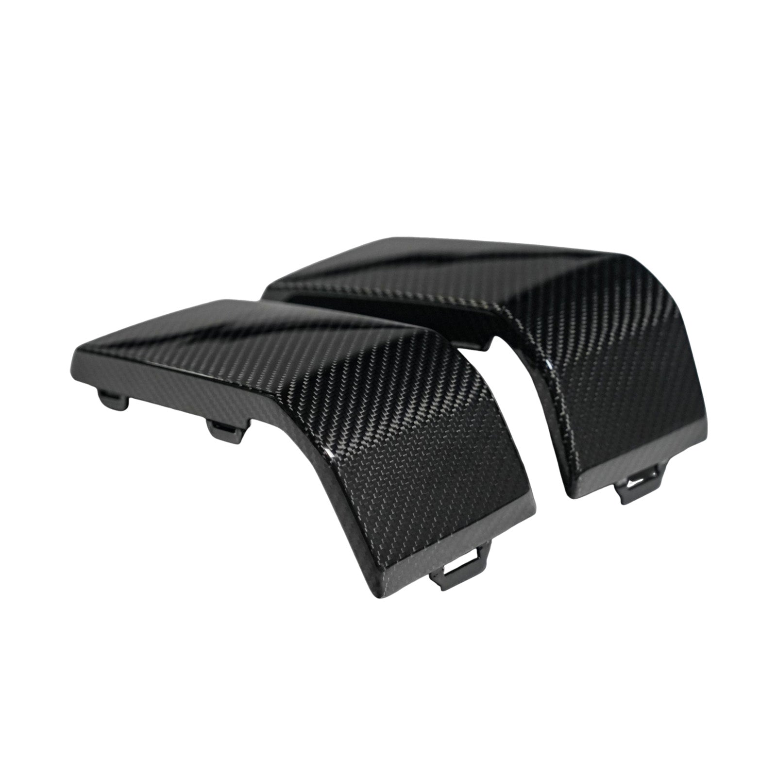 2025+ Fit Mercedes Benz W465 G63 Carbon Fiber Front Bumper Guards Cover Trim