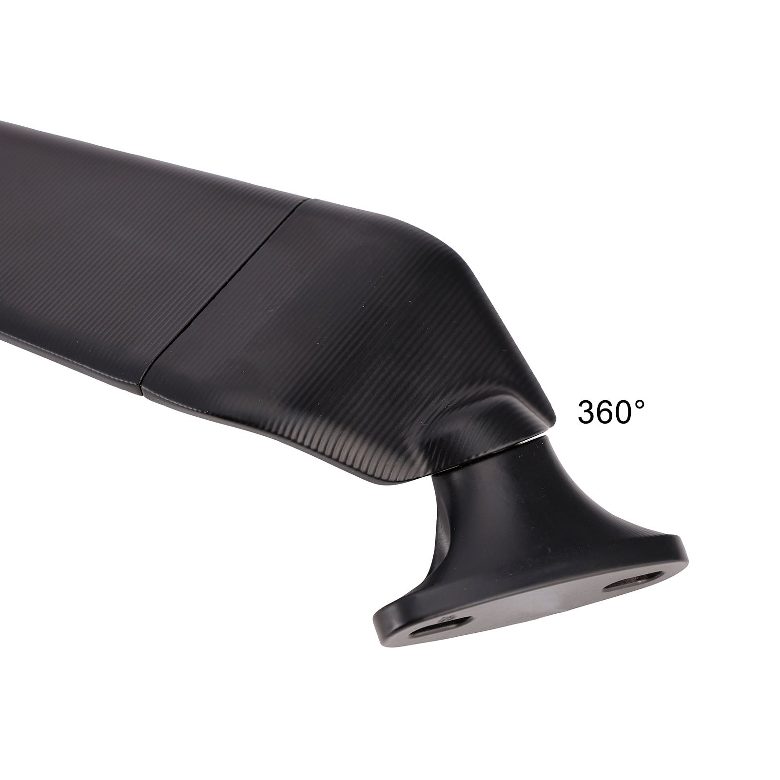 Black Wing Fin Rearview Mirrors For Honda CBR600F 2011-2014 CBR650R 2019-2023