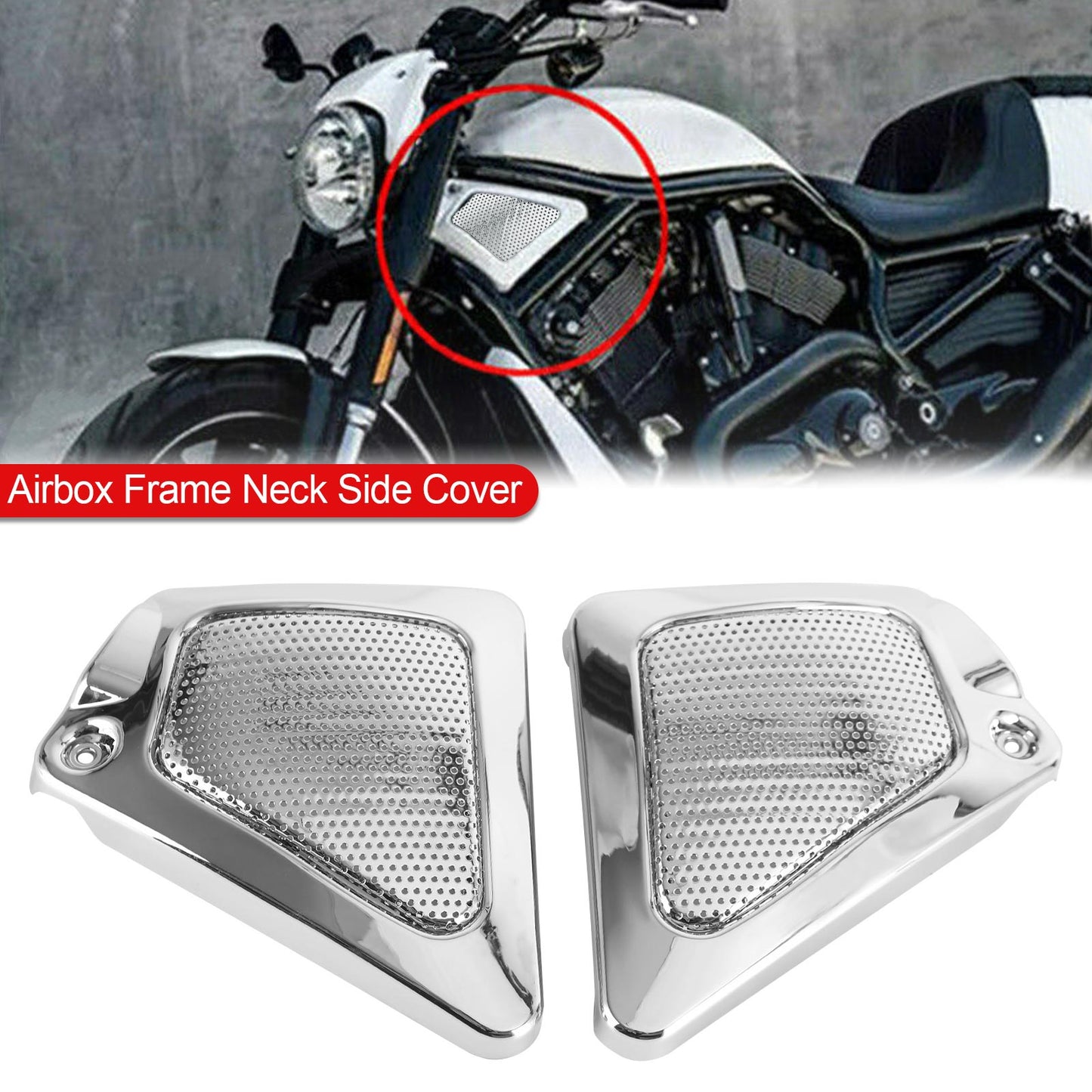 V-Rod VRSCA Screamin Night Rod Special Airbox Frame Neck Side Cover