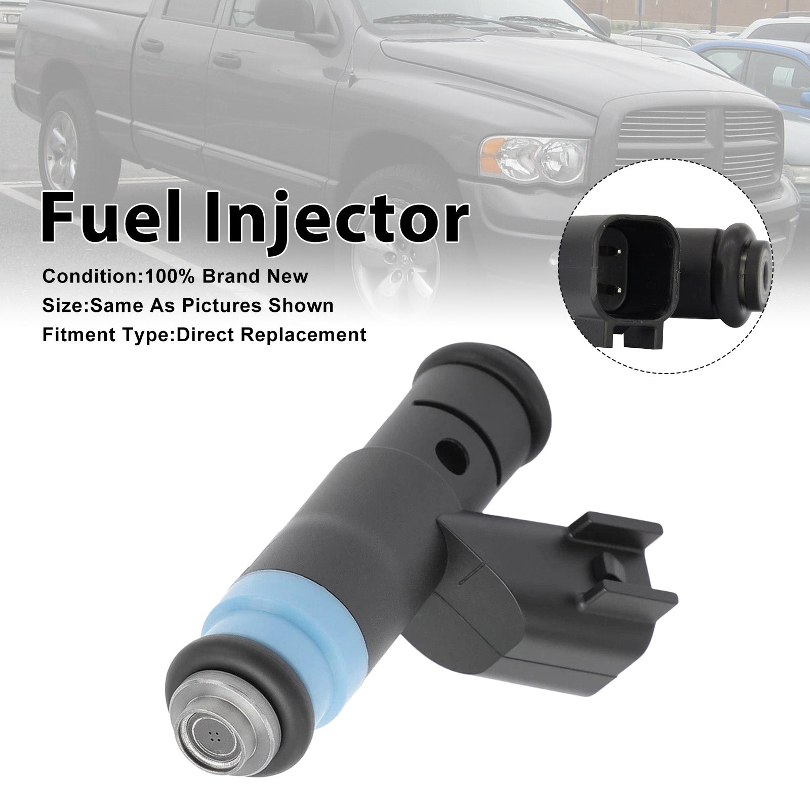 1Pcs Fuel Injector For Dodge Ram 1500 2500 3500 5.7L V8 2003 53032142AC