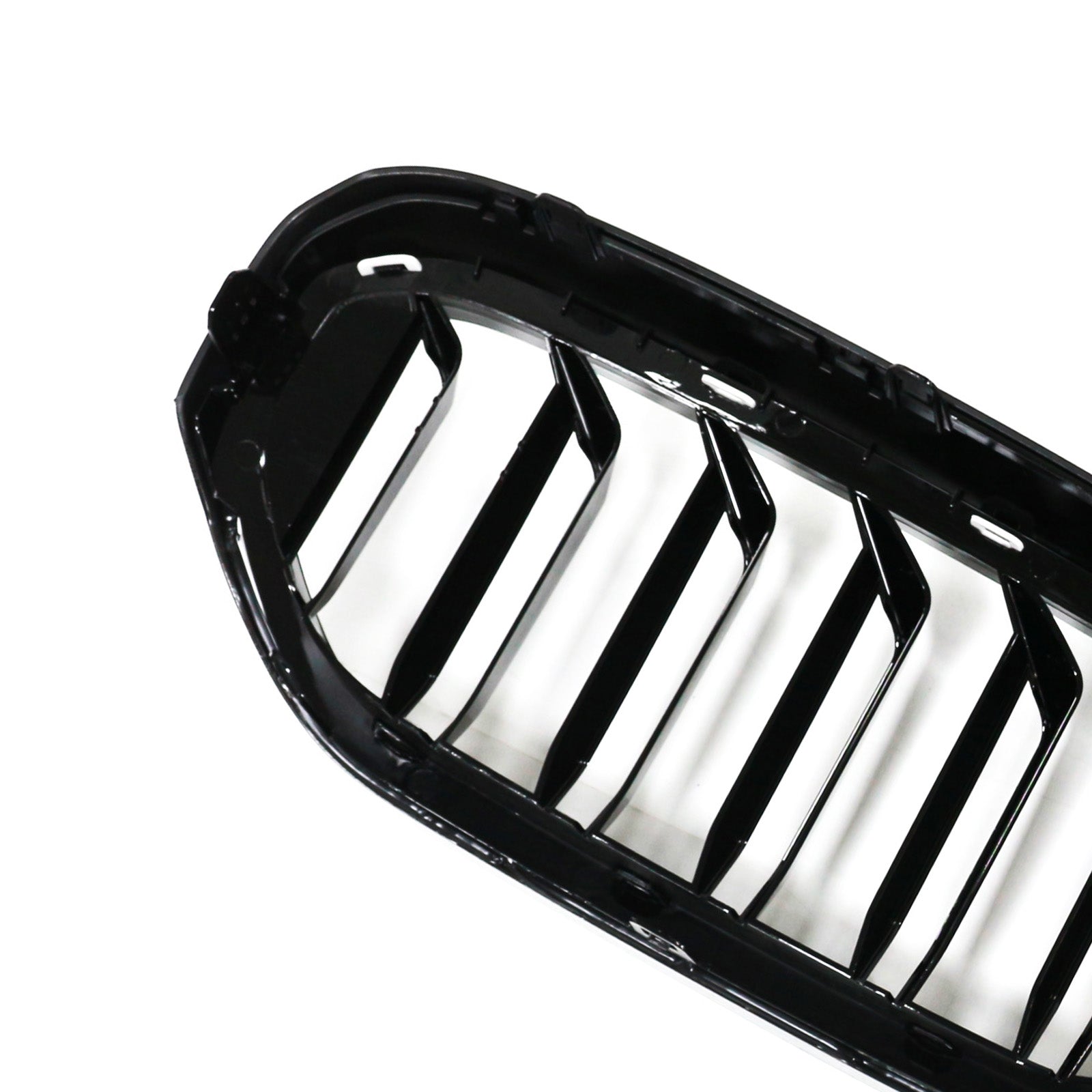 2021-2024 Fit BMW 5 Series G30 G38 Gloss Black Front Kidney Grille Double Slat