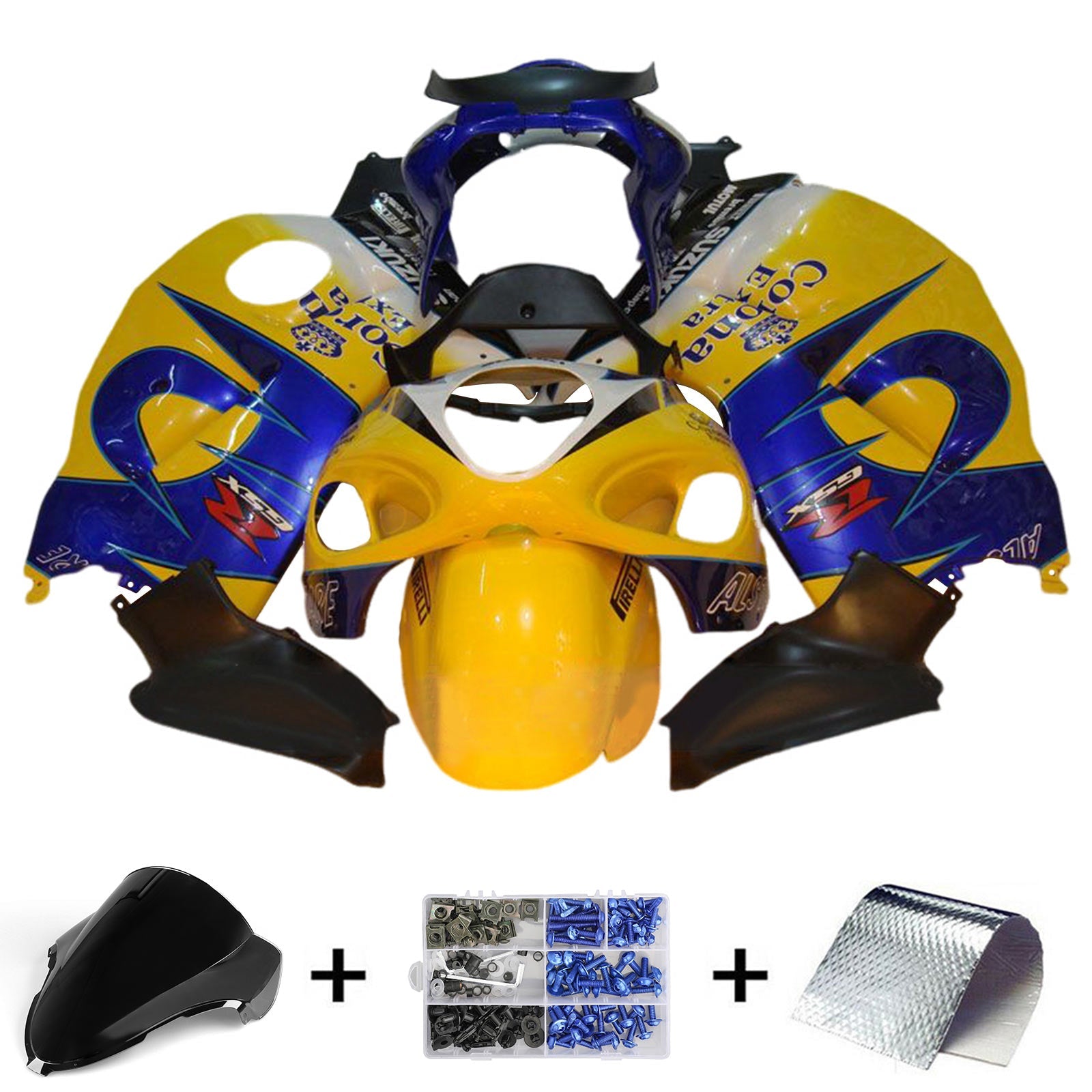 1999-2007 Suzuki Hayabusa GSX1300R Injection Fairing Kit Bodywork Plastic ABS