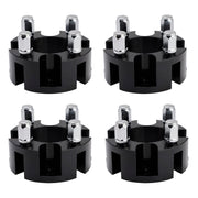 2" Wheel Spacers Kit Cable Golf Carts Lug Nuts Black For Yamaha Club Car Ezgo