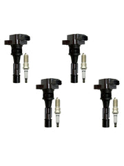 2009-2010 Mazda 3 Sport L4 2.0L 4x Ignition Coils +Spark Plugs UF540