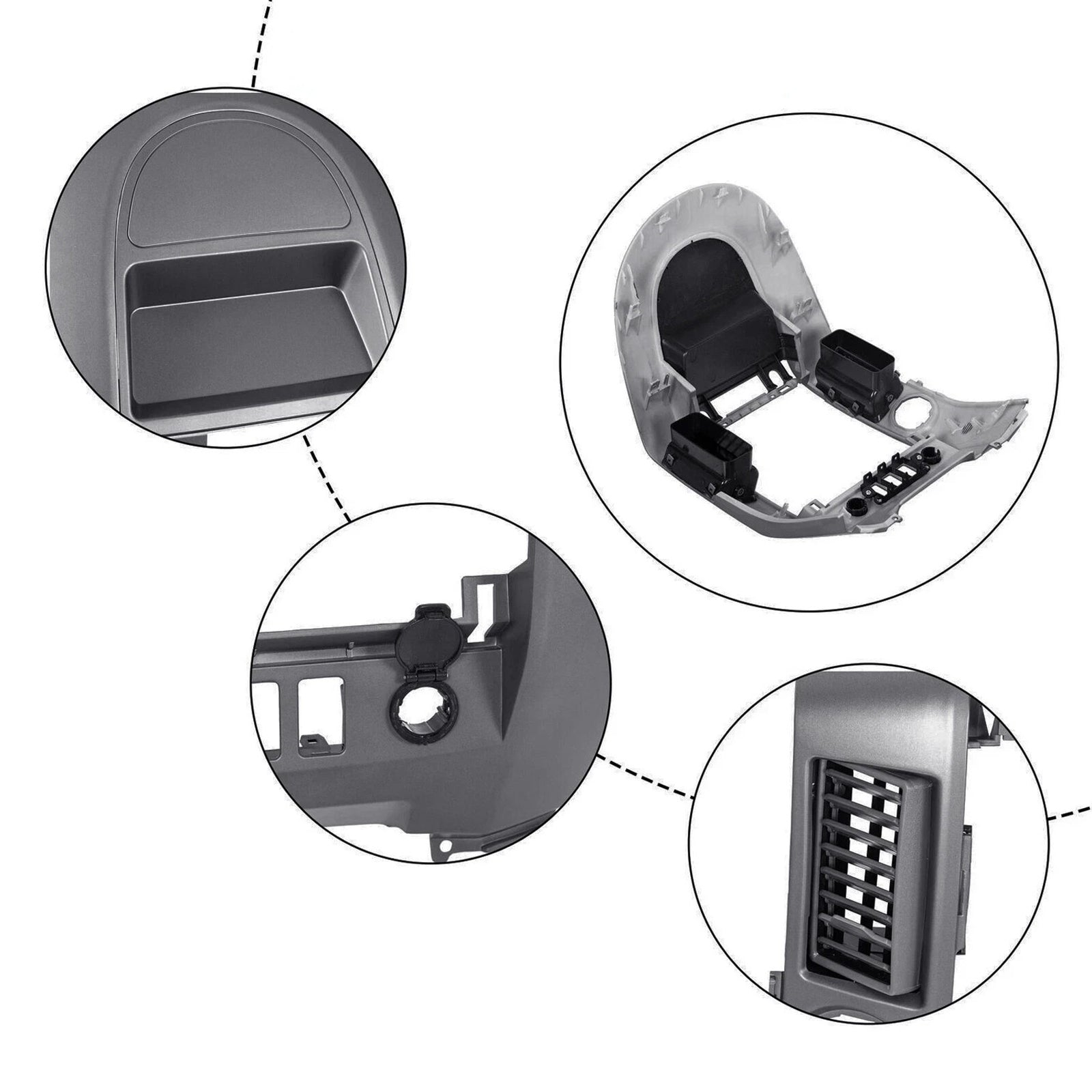 2004-2006 For Nissan Armada SE WITHOUT center speaker Center Dash Radio Bezel Instrument Panel 682577S000