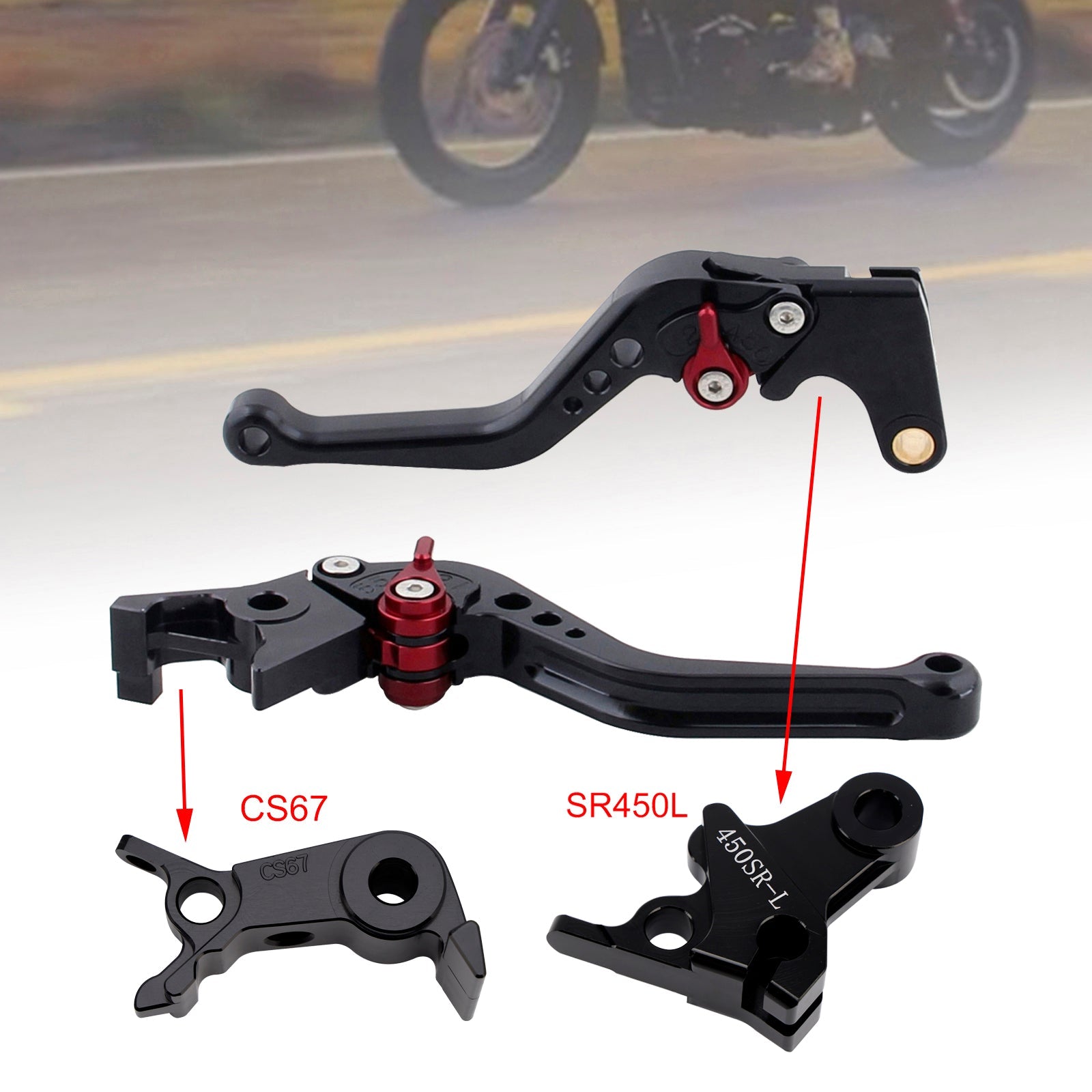 NEW Short Clutch Brake Lever fit for VOGE DS900X 900DSX 2024-2026