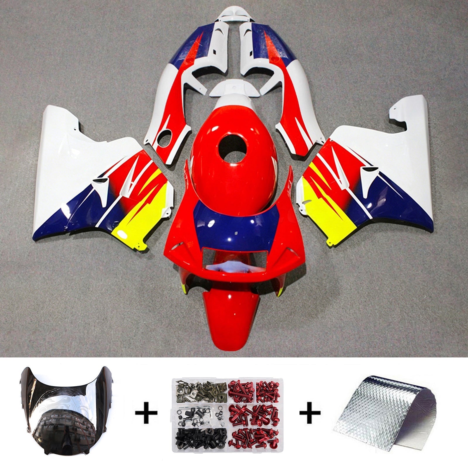 Injection Fairing Kit Bodywork Plastic ABS For Honda NSR250 PGM-4 1994-1996