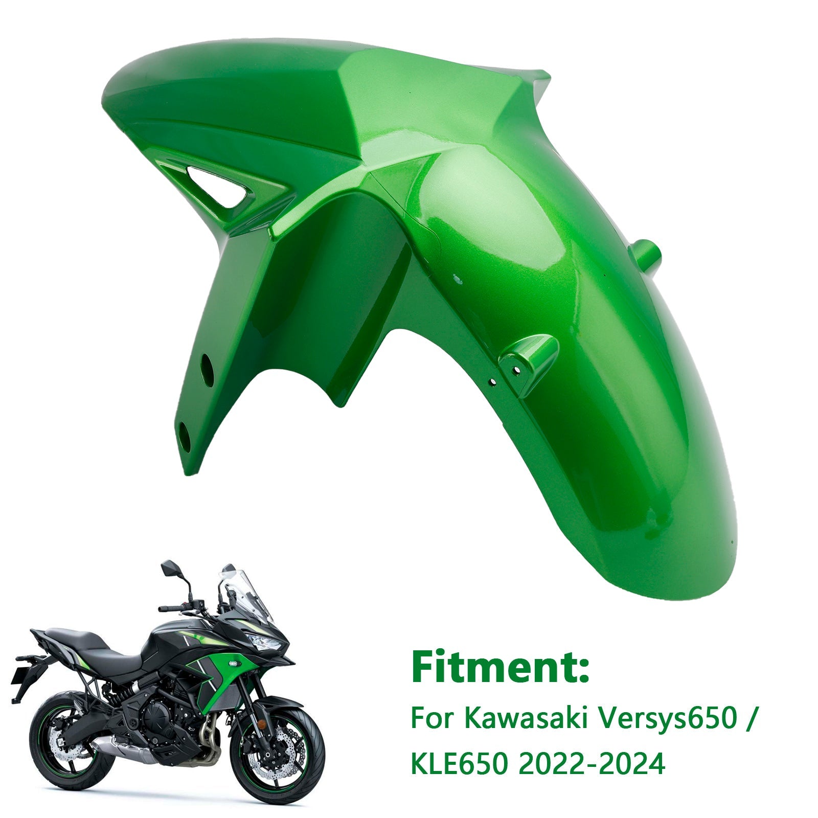 2022-2024 Kawasaki Versys 650 KLE650 Front Fender Mudguard Fairing