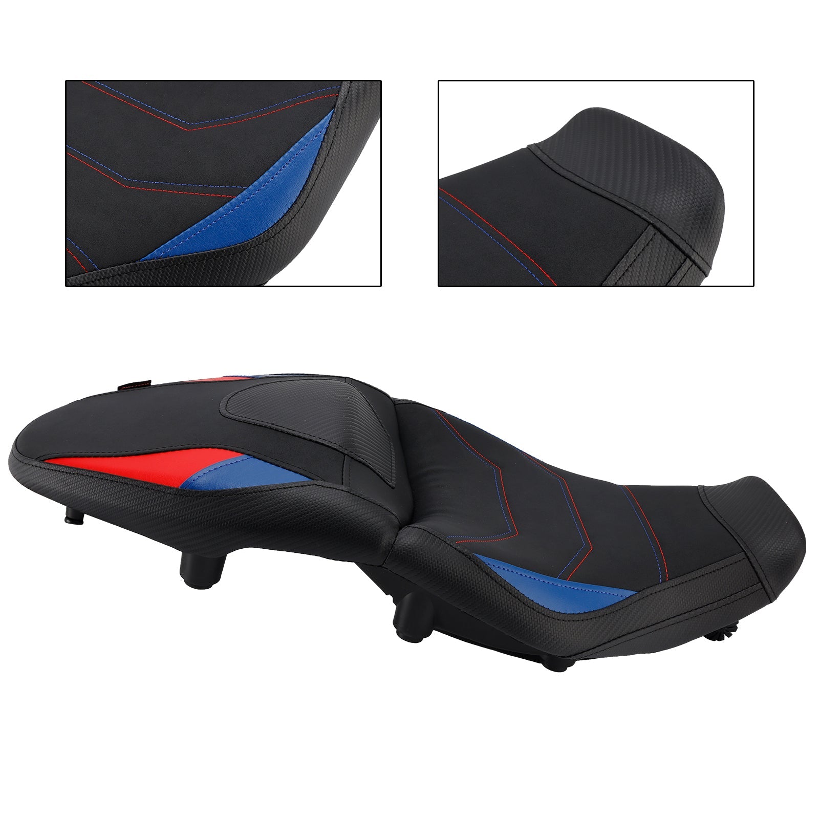 2020-2024 BMW S1000XR Front Rear Driver Passenger Seat -20mm Black
