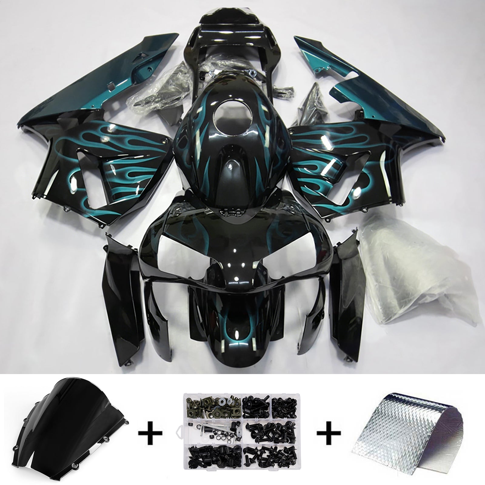 Injection Fairing Kit Bodywork Plastic ABS For Honda CBR600RR 2003-2004 F5