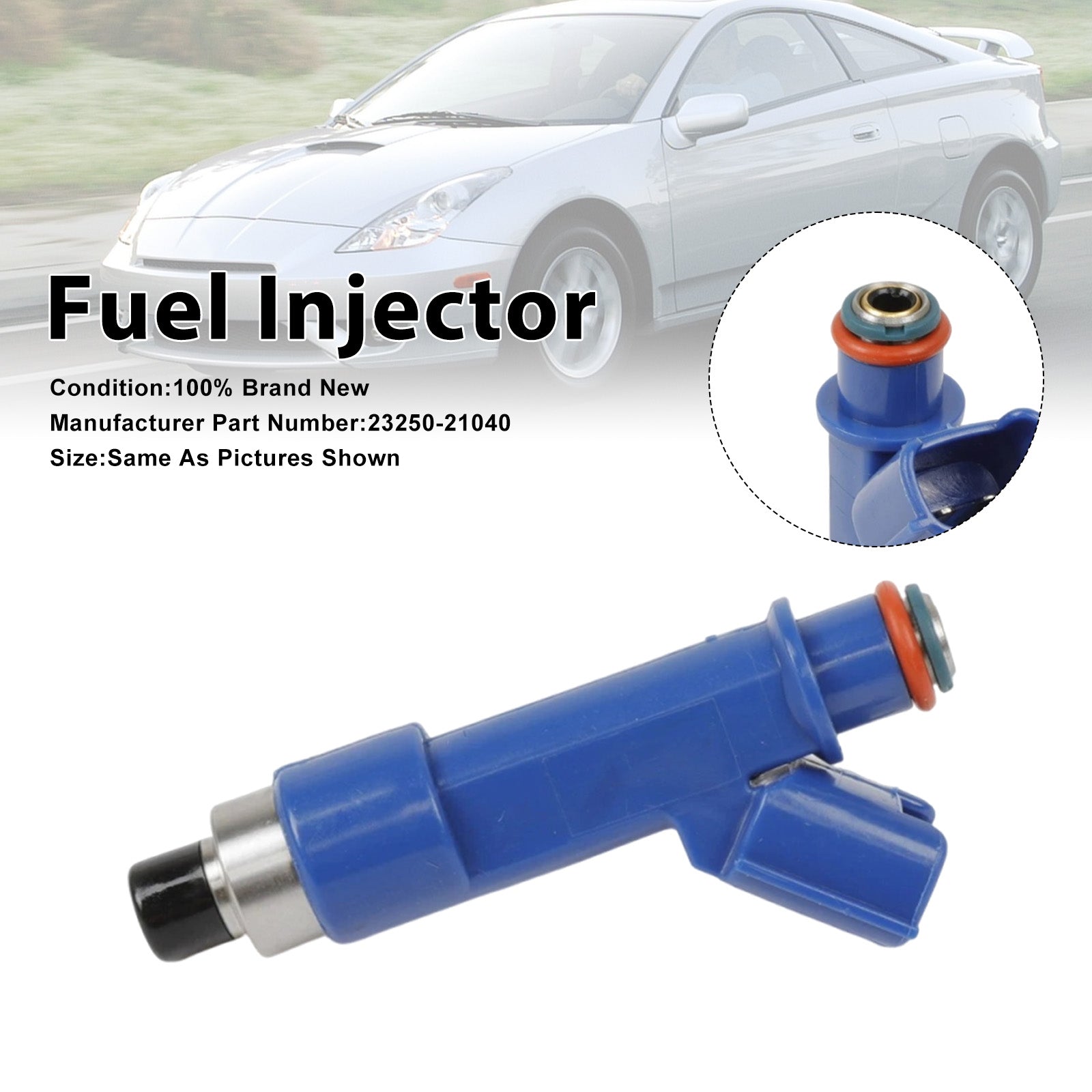 1Pcs Fuel Injector For Toyota Yaris 1.5L 06-14 Celica 03-05 23250-21040