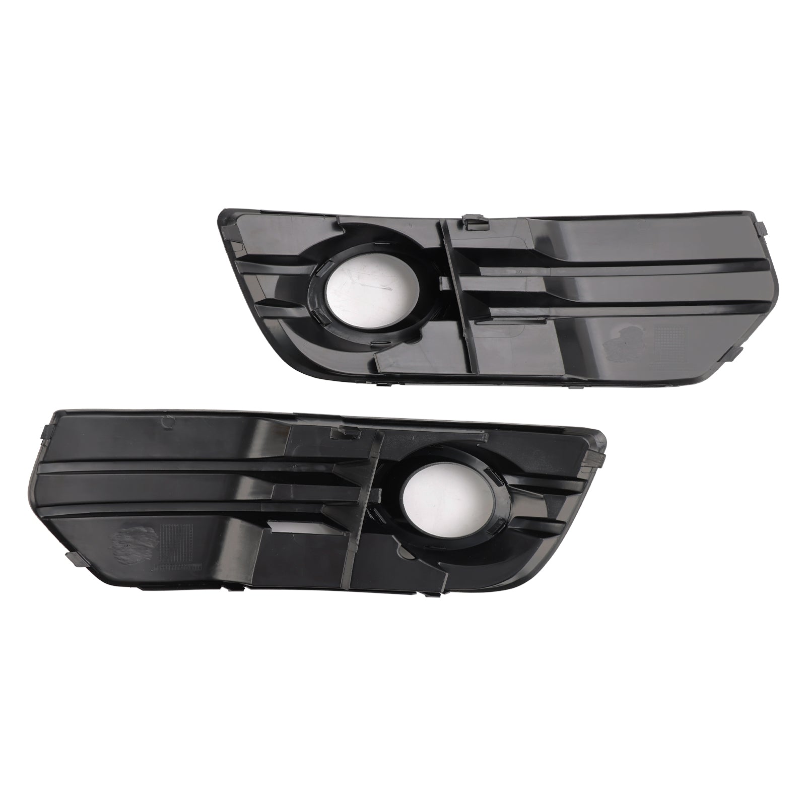 2009-2012 Audi Q5 2PCS Front Bumper Grill Fog Light Lamp Covers Trim Generic