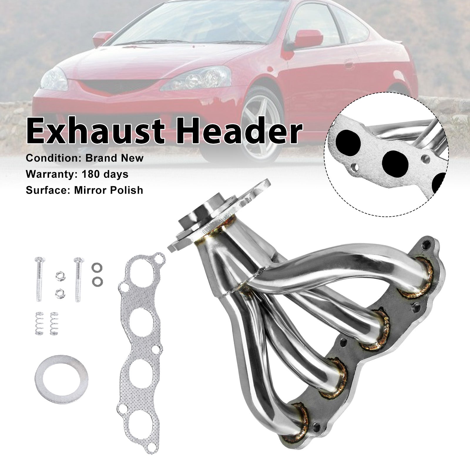Exhaust Manifold Header Fit Honda Acura RSX DC5/-05 2002-2006
