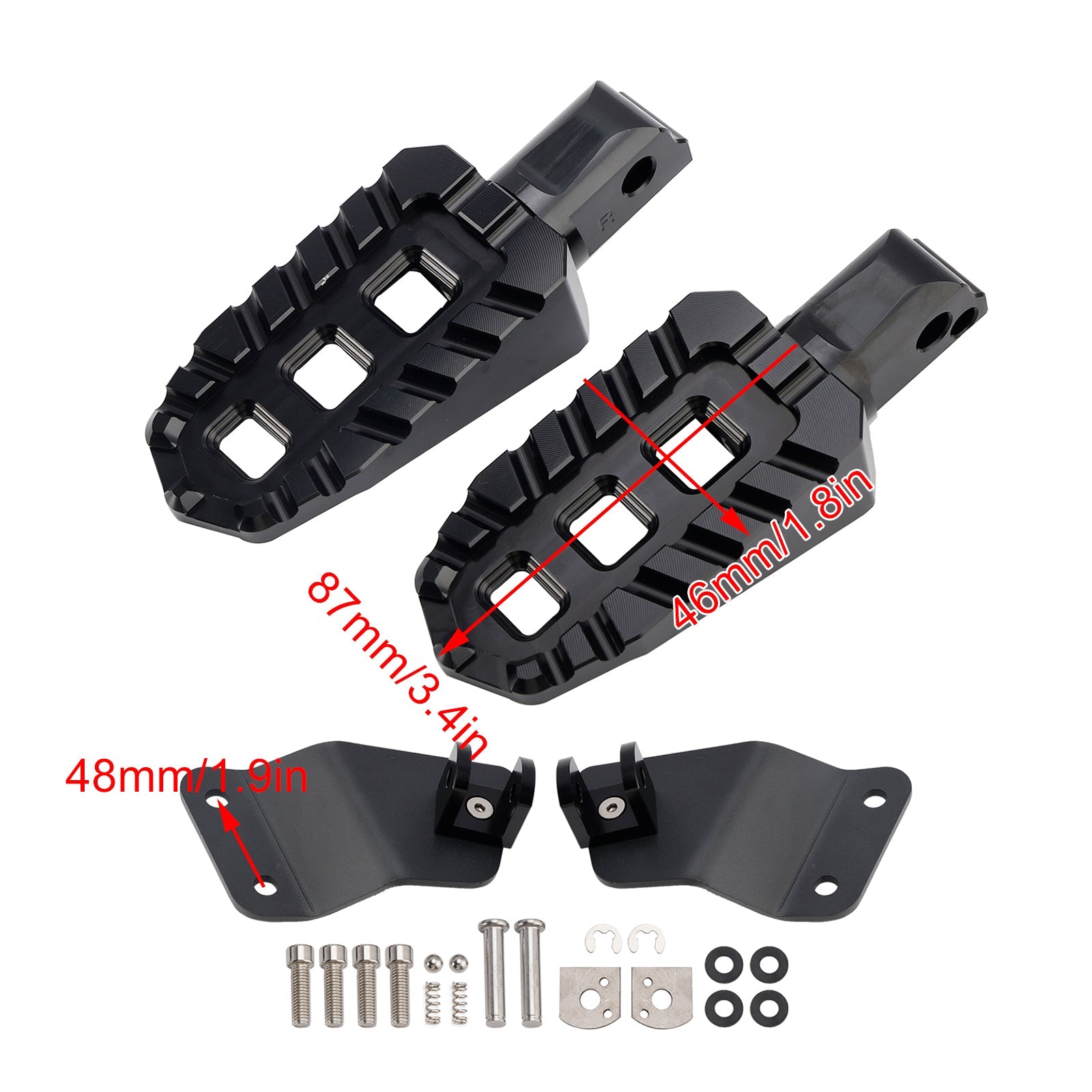 Rear Footrests Foot Peg fit for HONDA CT125 Hunter Cub 20-24 Trail 125 21-24