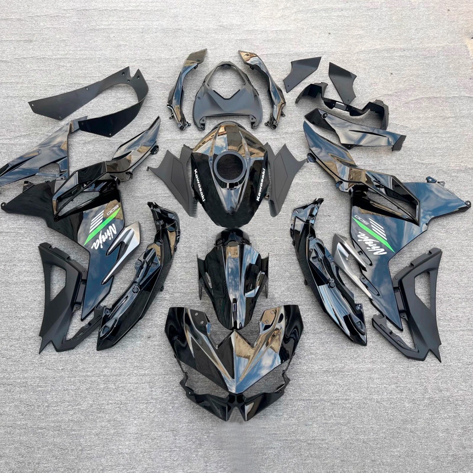 Injection Fairing Kit Bodywork ABS fit For Kawasaki Ninja 500 2024-2025