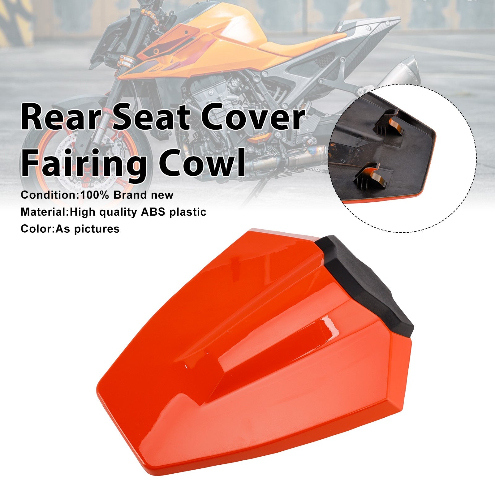 2024-2025 For Duke 990 Rear Pillion Seat Cover Fairing Cowl