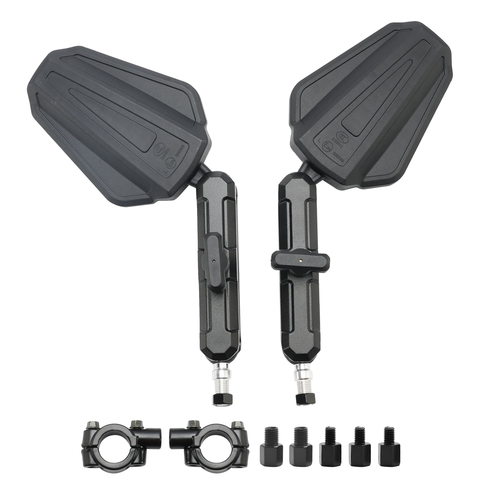 Yamaha Tenere 700/900 XSR 700/900 Tracer 9/900/GT TDM900 M8 M10 Long Arm Mirrors Enduro Mirror Kit