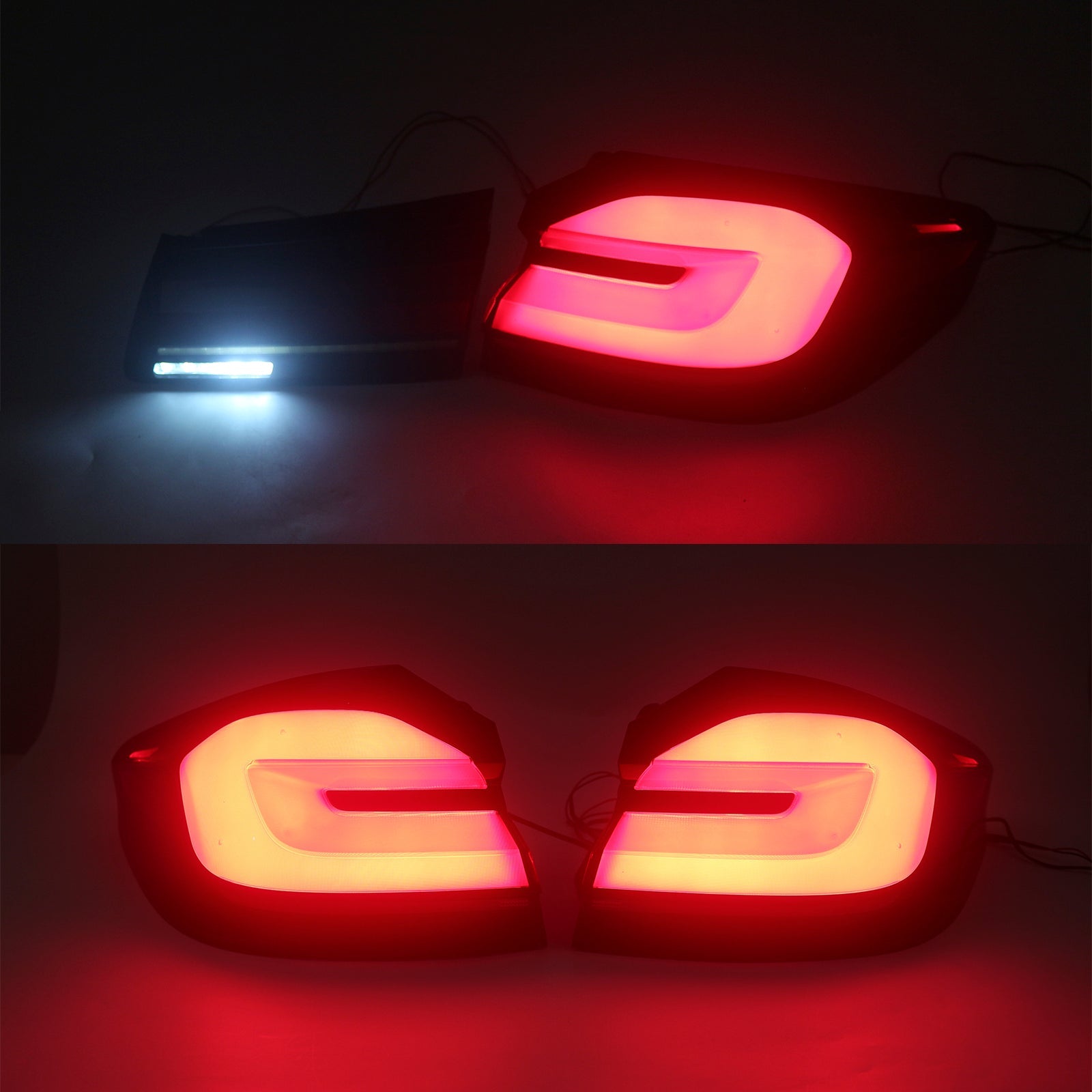 2018-2020 BMW 5 Series G30 G38 L&R Red LED Tail Lights Rear Lamp Assembly