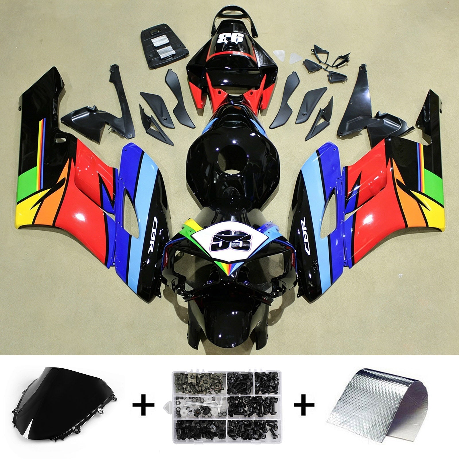 Injection Fairing Kit Bodywork Plastic ABS For Honda CBR1000RR 2004-2005
