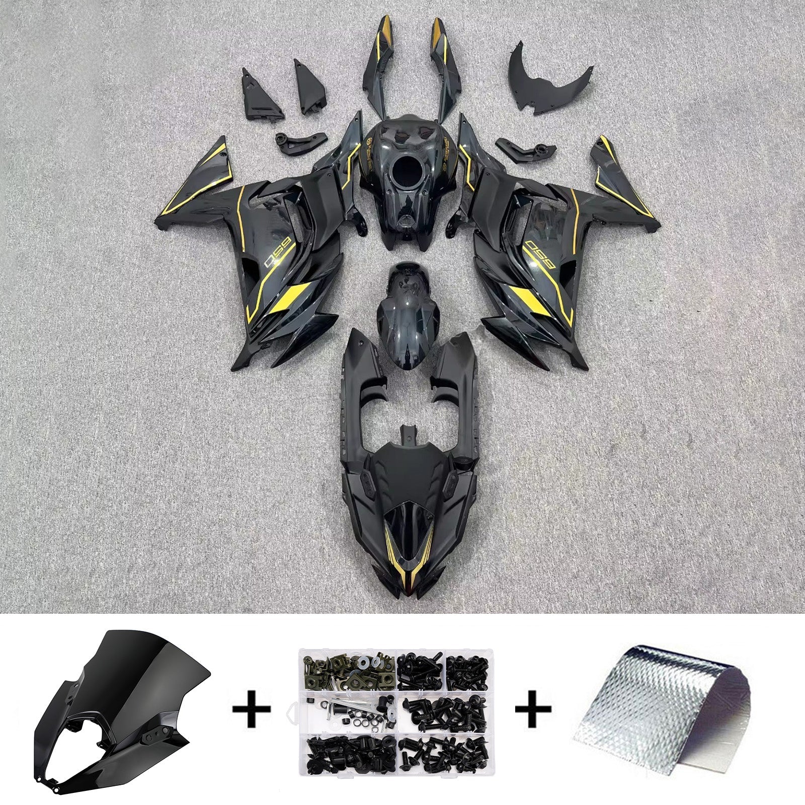 Injection Fairing Kit Bodywork ABS fit For Kawasaki ER-6F Ninja650 2020-2025