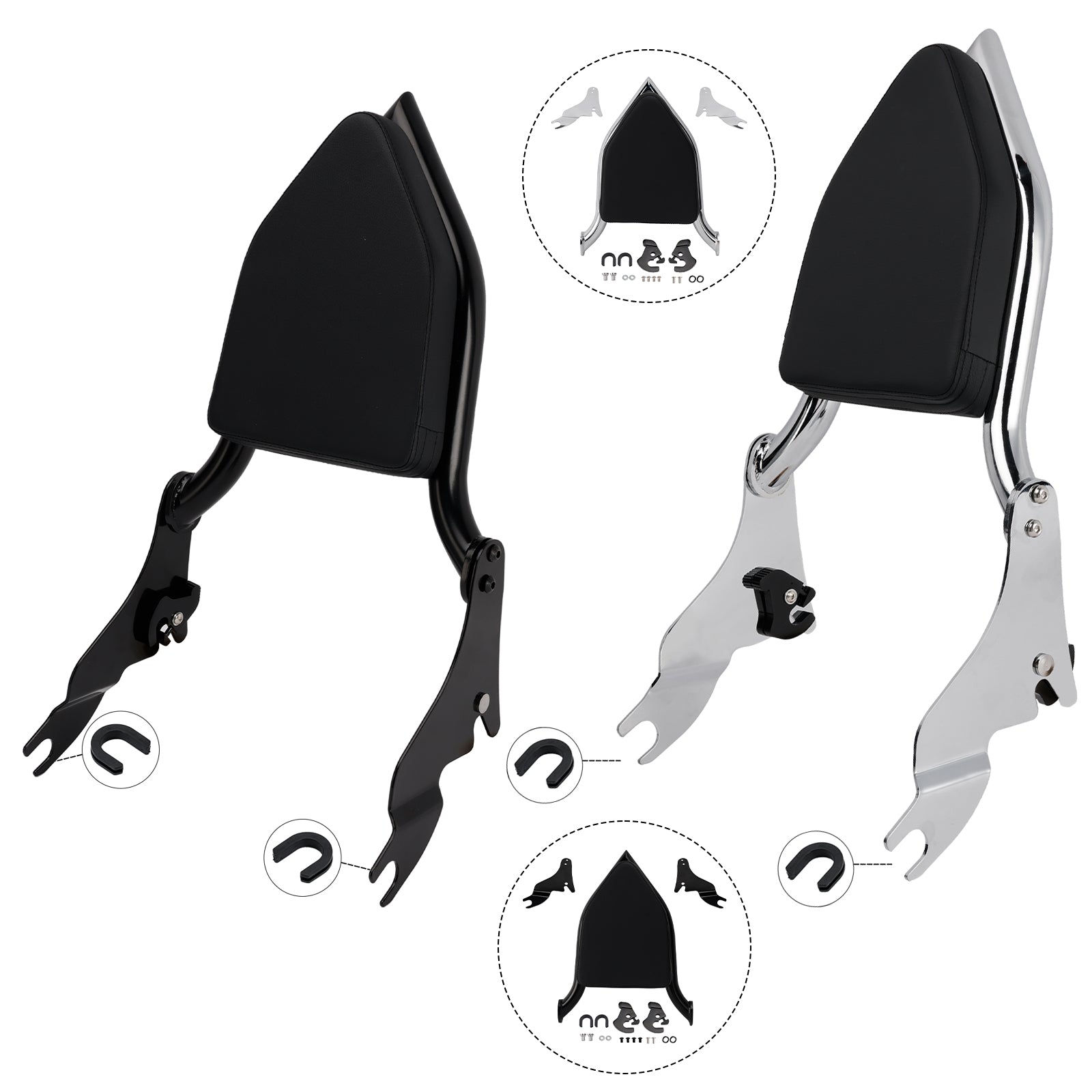 2000-2001, 2009, 2024CVO ROAD GLIDE FLTRSE Passenger Sissy Bar Backrest