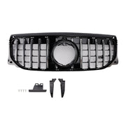 2024+ Fit Mercedes Benz GLB X247 GLB200 GLB250 Chrome+Black Front Bumper Grille