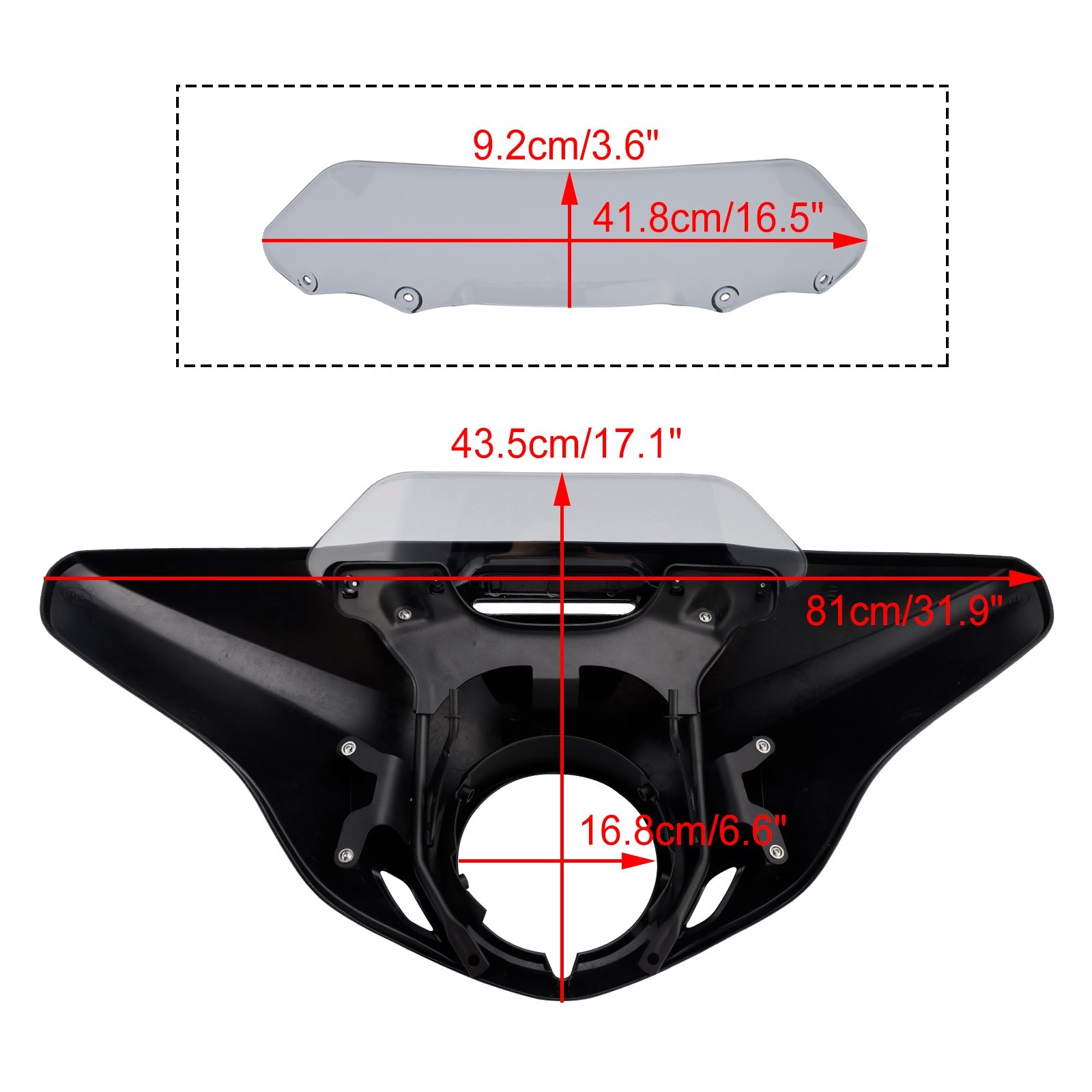 2021-2024 HONDA CM1100 Windshield WindScreen Headlight Fairing Cover