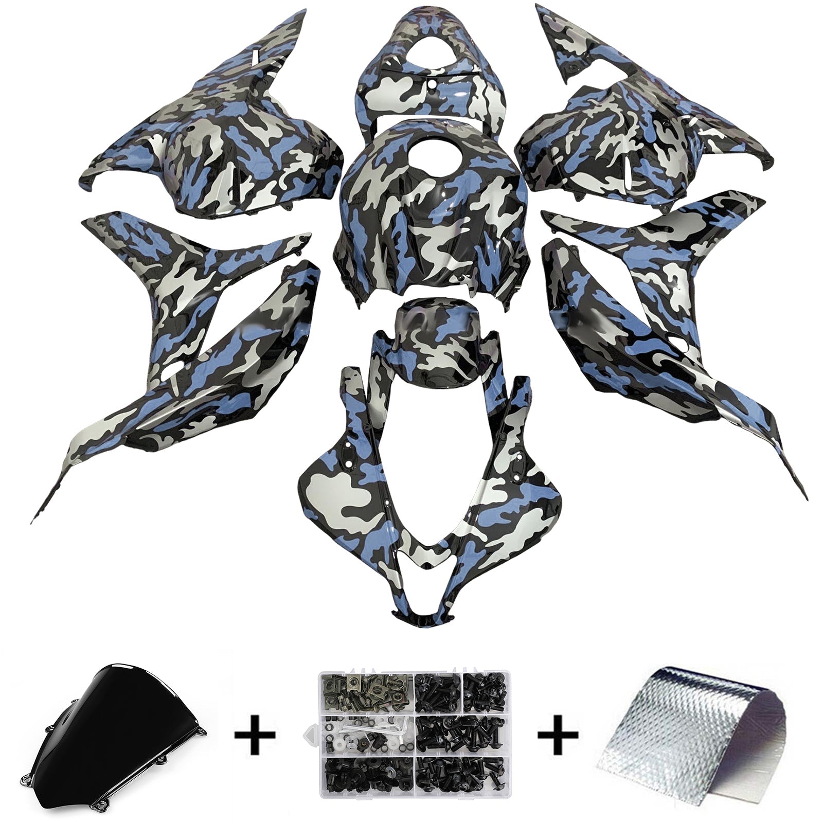 Injection Fairing Kit Bodywork Plastic ABS For Honda CBR600RR 2009-2012 F5