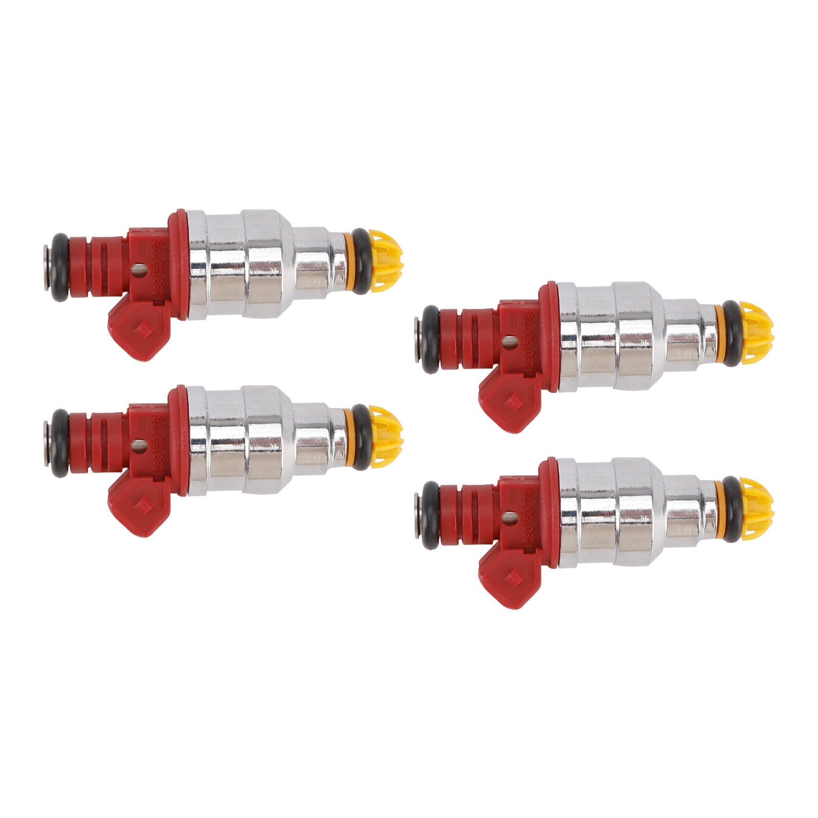 4Pcs Fuel Injector For Hyundai Excel 1990-1994 Scoupe 1991-1992 0280150788