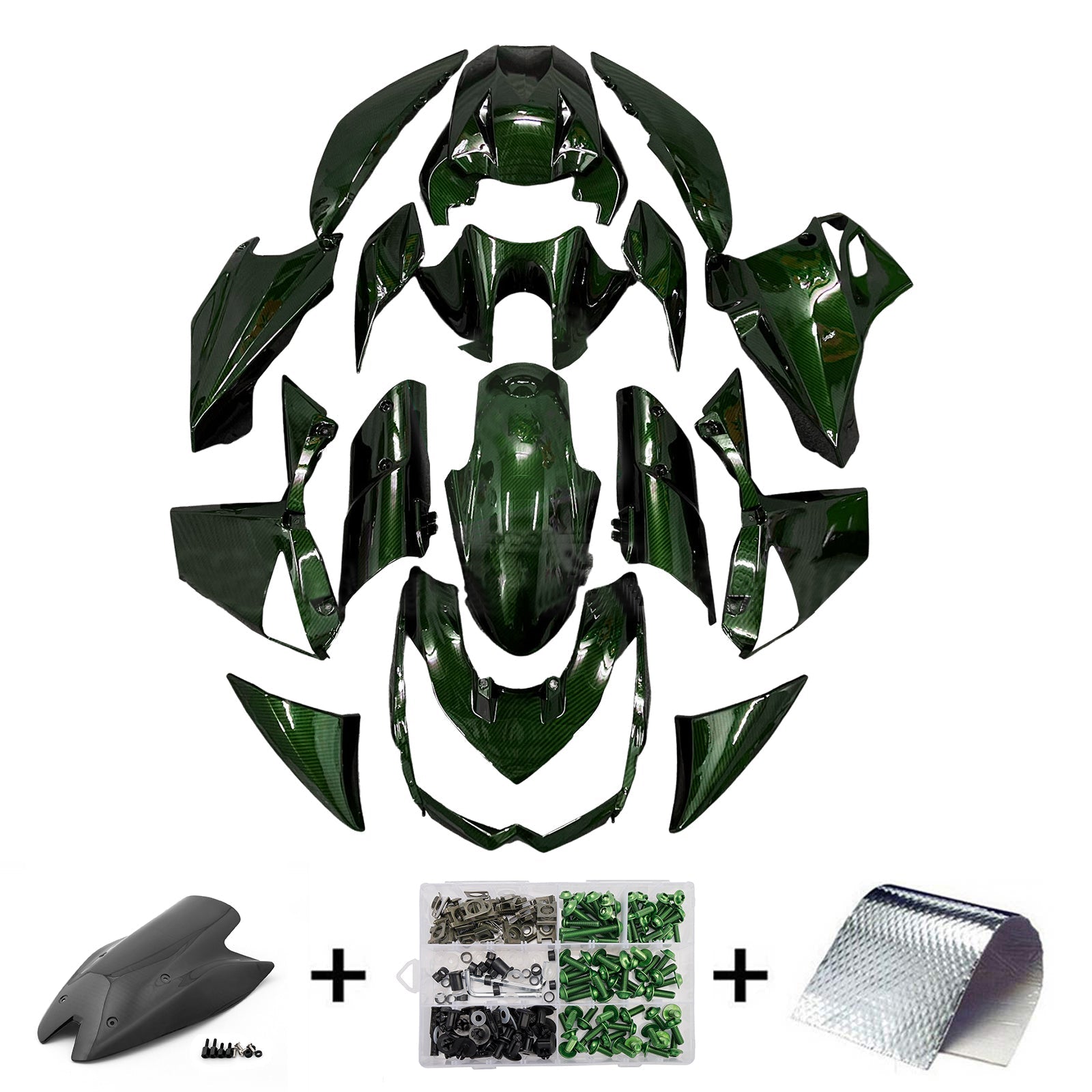 Injection Fairing Kit Bodywork Plastic ABS fit For Kawasaki Z1000 2010-2013