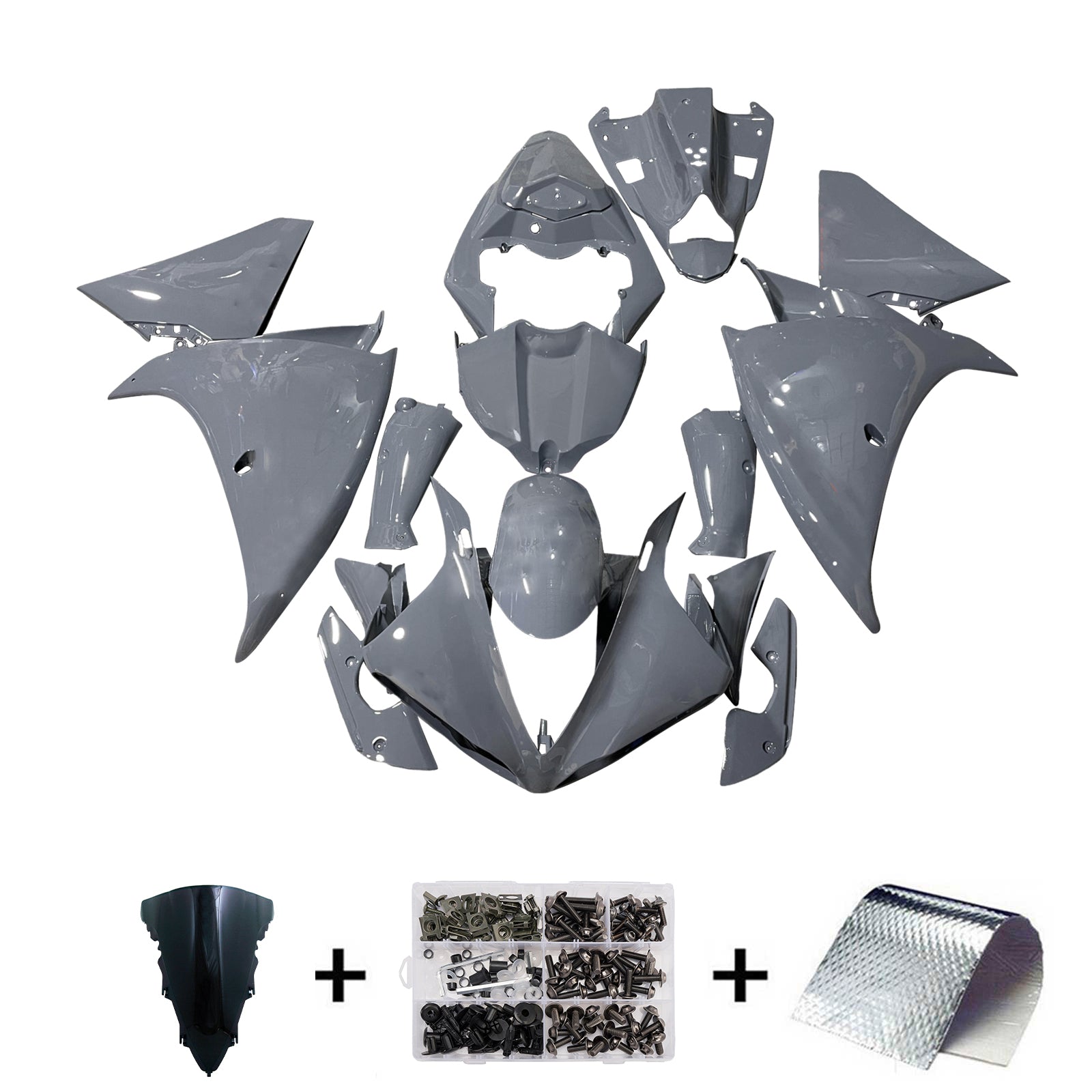 Injection Fairing Kit Bodywork Plastic ABS For Yamaha YZFR1 YZF-R1 2009-2011