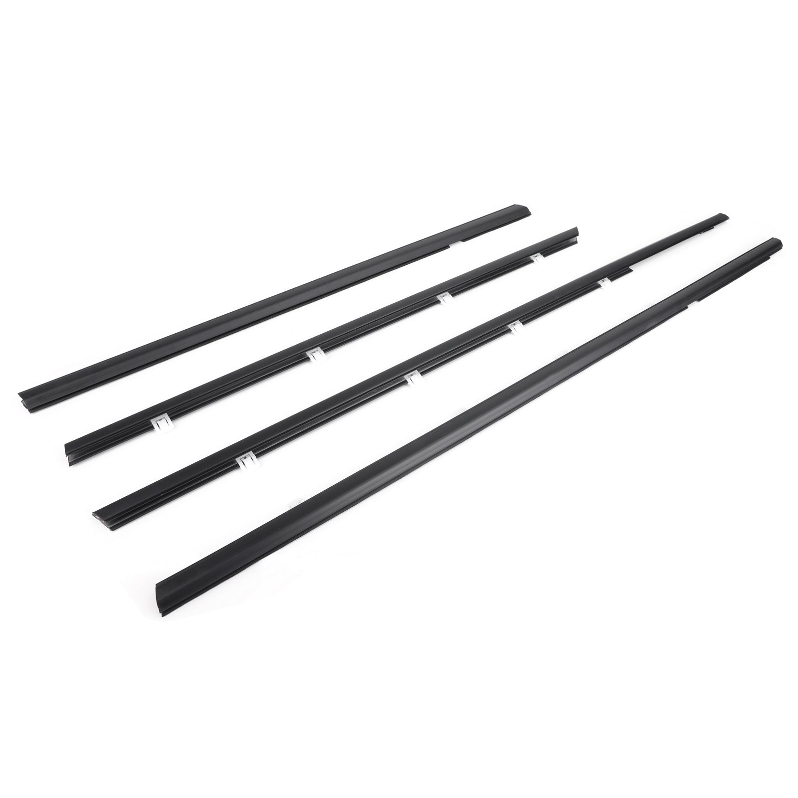 2012-2015 Honda Civic 4pcs Car Weatherstrip Window Moulding Trim Seal Belt A01,72910TROA01