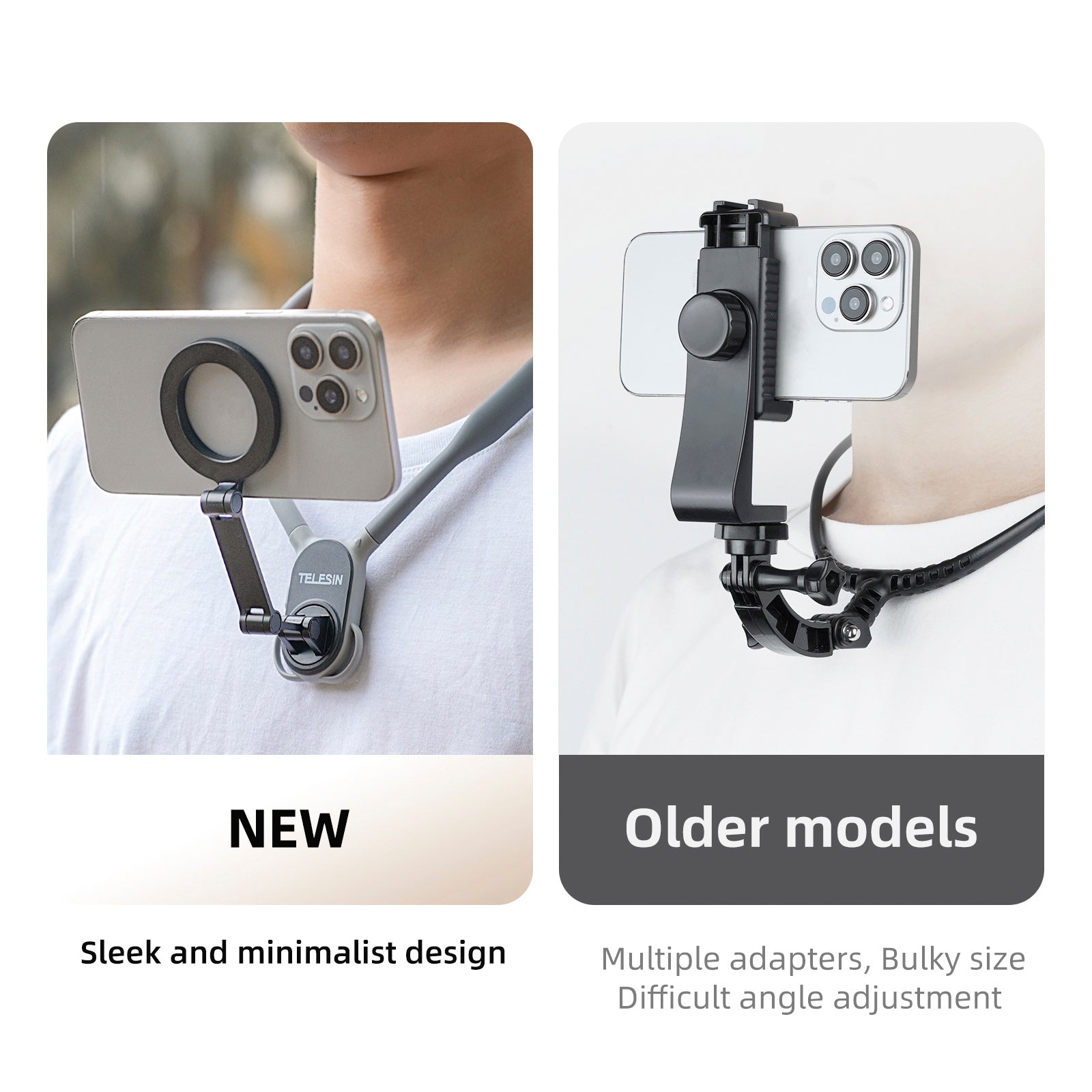 Magsafe Mobile Phone Magnetic Neck Halter Bracket Quick Release Shock Absorption