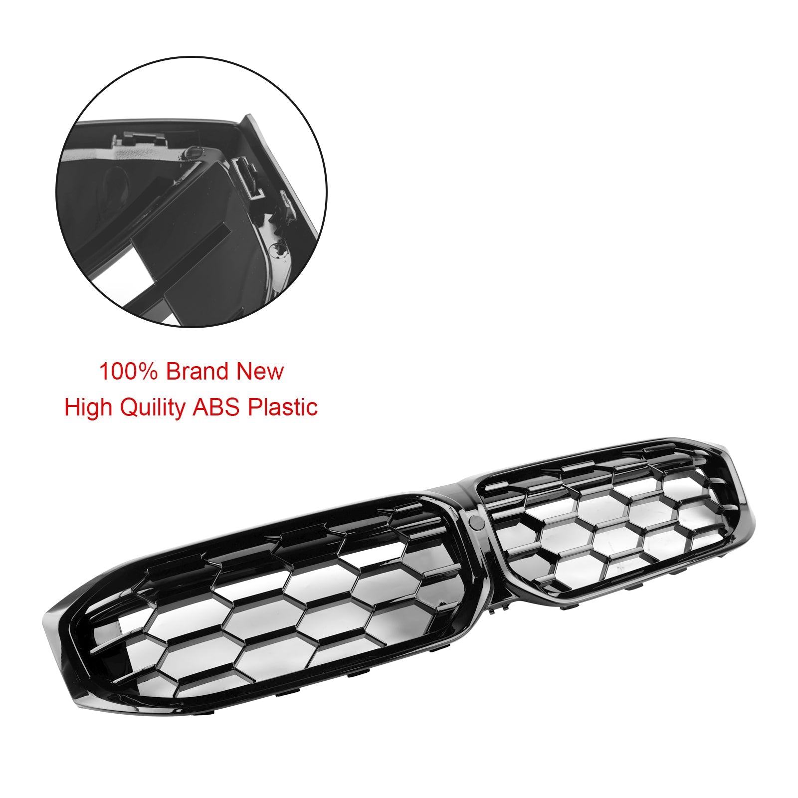 2023-2024 BMW G20 320i 330i M340i Gloss Black Front Kidney Grill Grille
