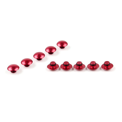 Universal M6 6MM Motorcycle Hex Socket Bolt Screw Nut Head Cover Cap Red Generic