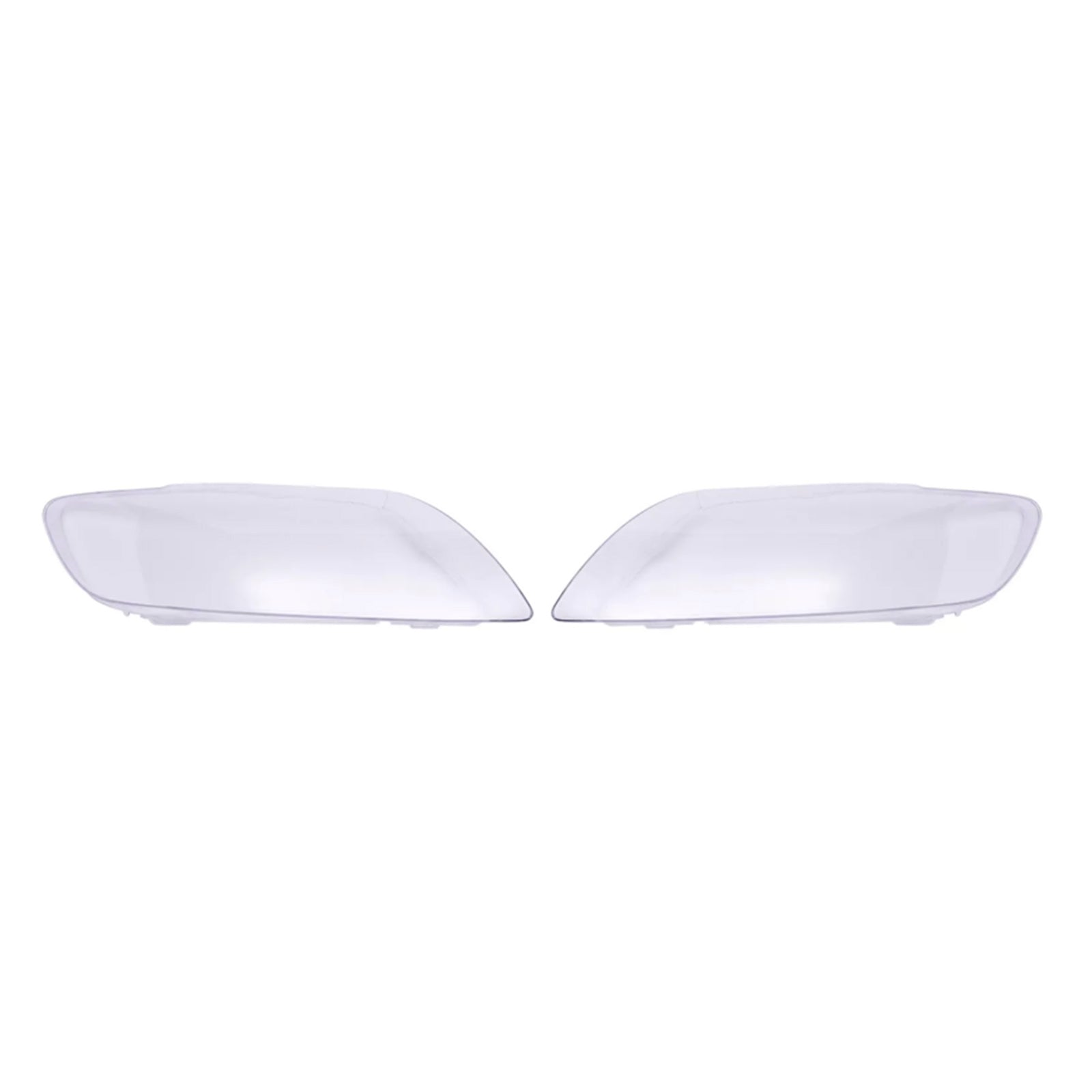 2PCS Front Headlight Glass Clear Cover For Audi Q7 2006-2015
