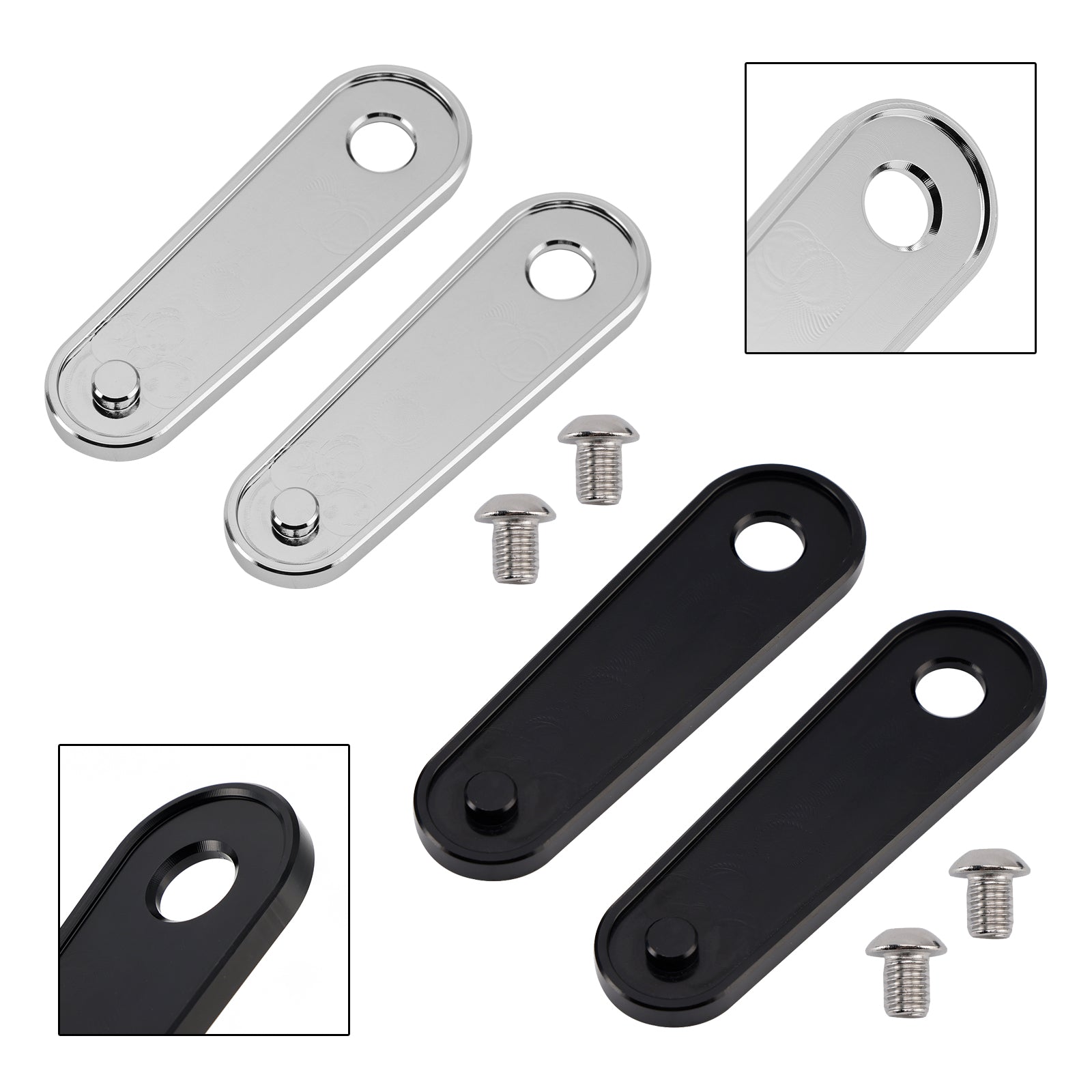 1993-2023 Electra Glides Road Glides Rear Floorboard Foot Peg Frame Plates