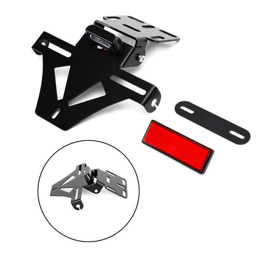 Universal Motorcycle Adjustable Angle License Number Plate Frame Holder Bracket Generic