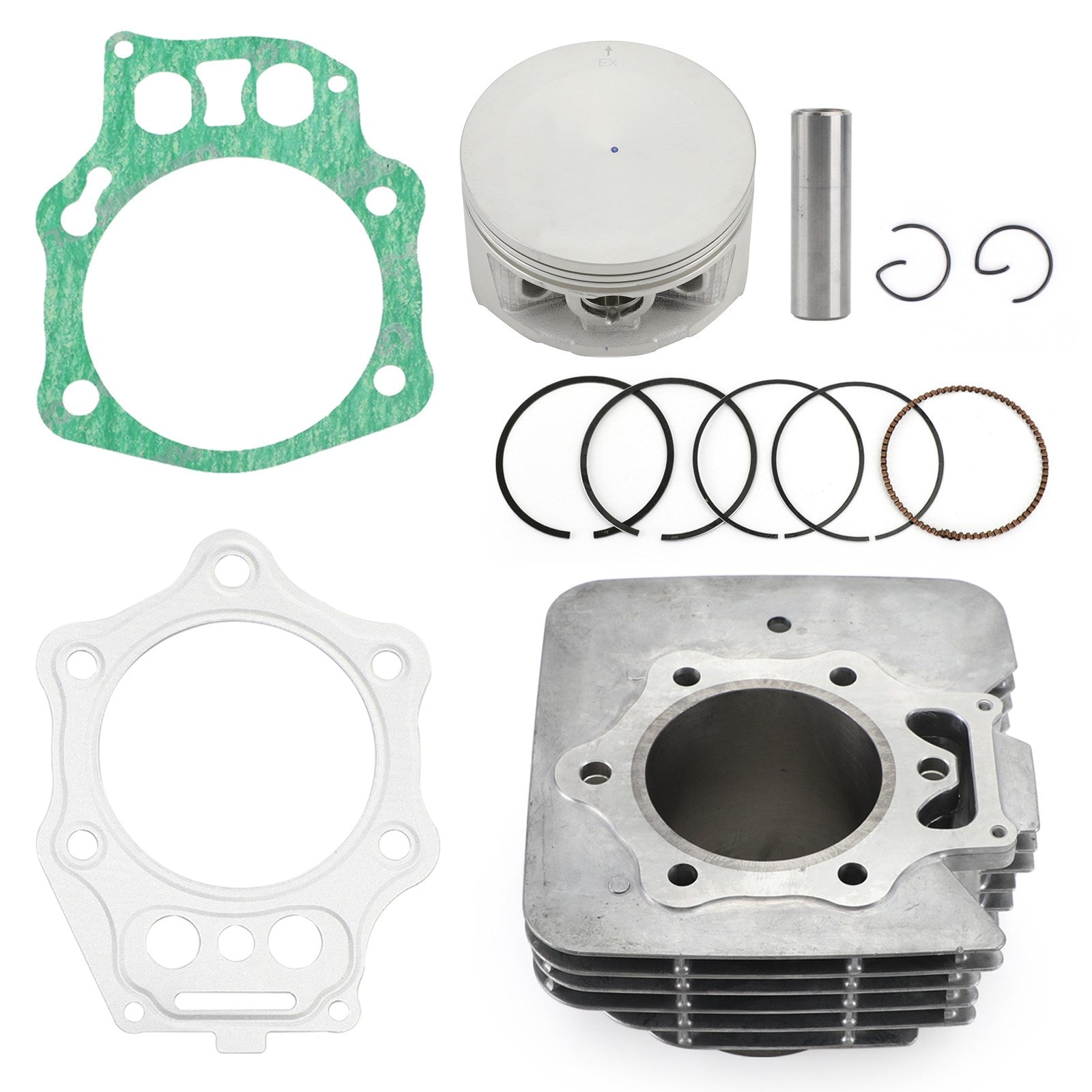 1998-2004 Honda Foreman 450 ES S FE FM Cylinder Jug Piston Kit Top End 12100-HN0-A00 12191-HM7-013