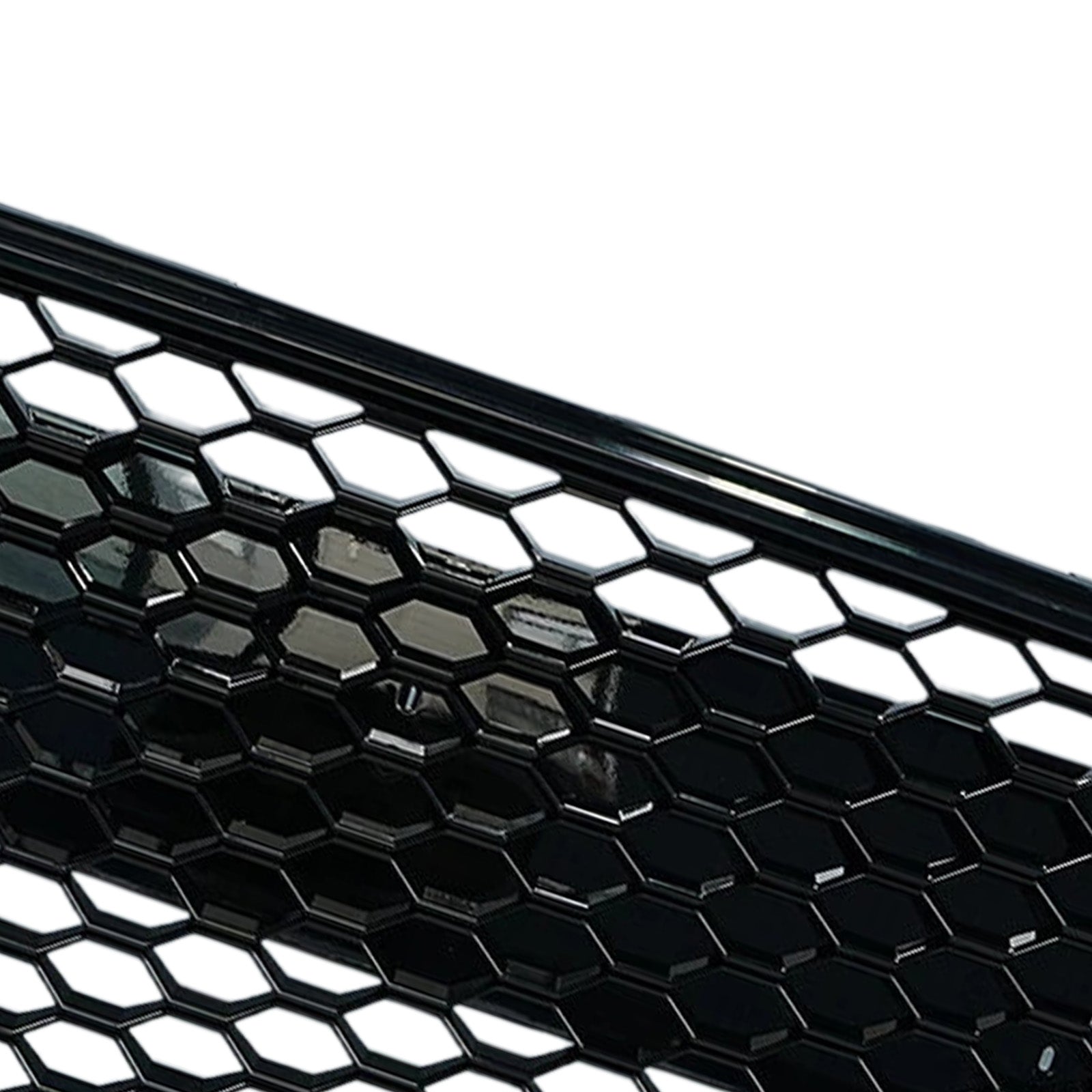 2012 For Audi R8 Front Henycomb Bumper Grille Grill Gloss Black